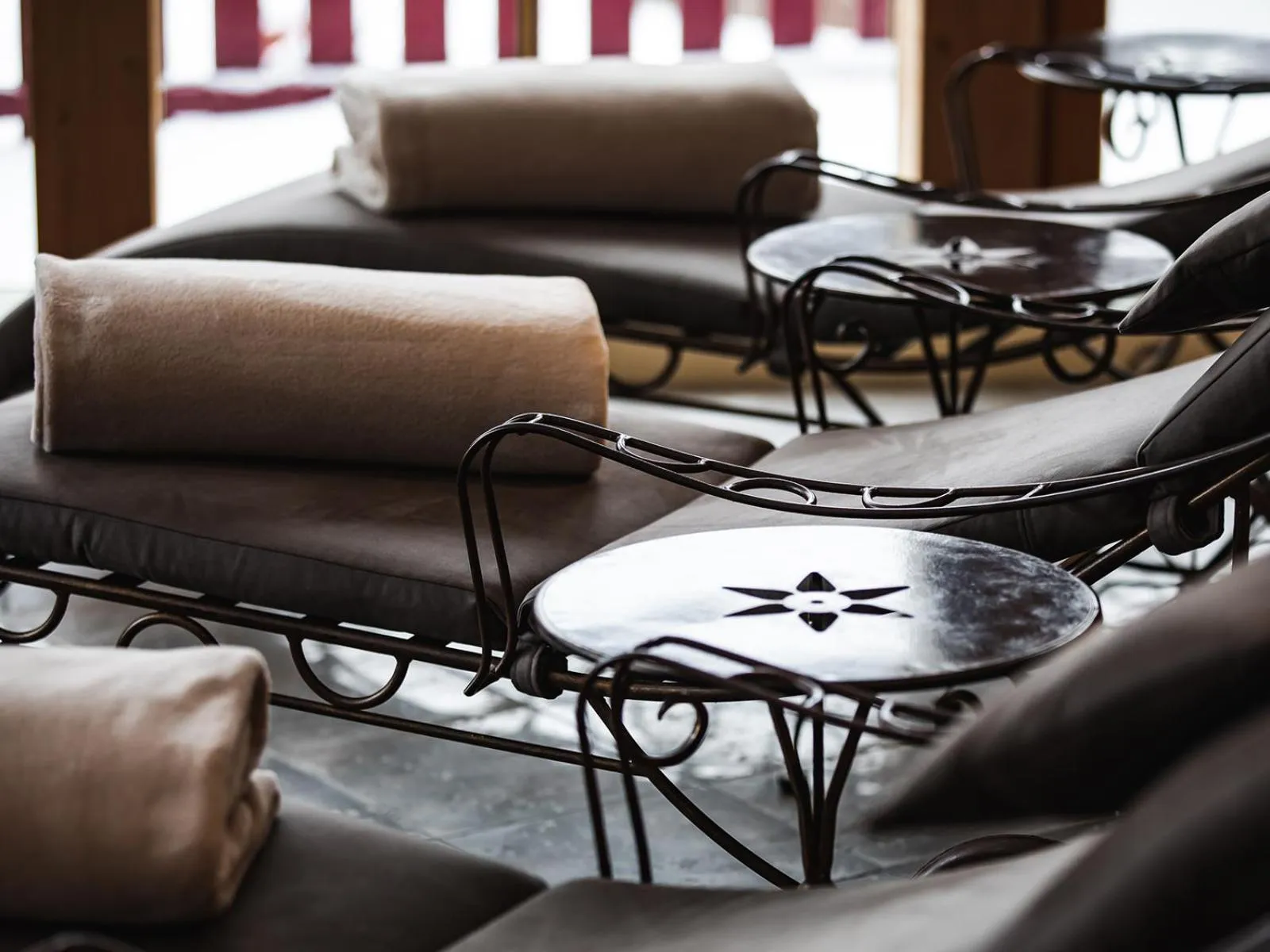 Seating area in Hotel Auszeit