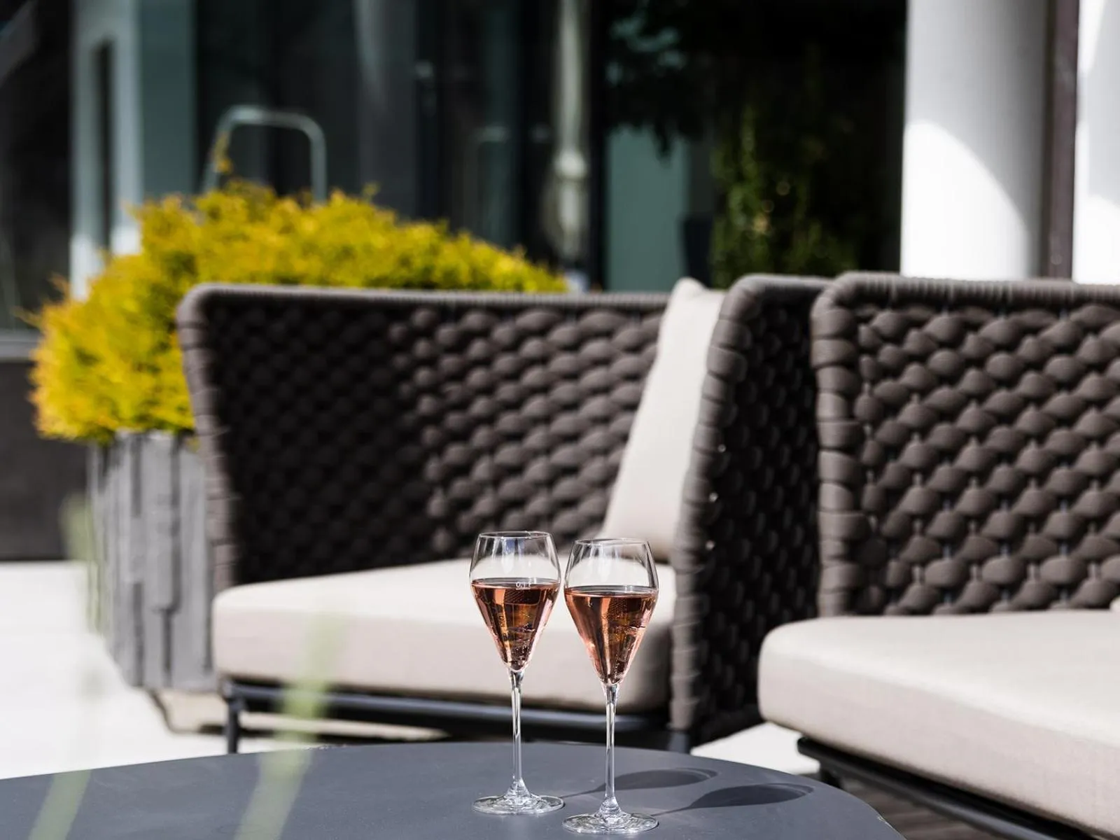 Patio in Hotel Auszeit