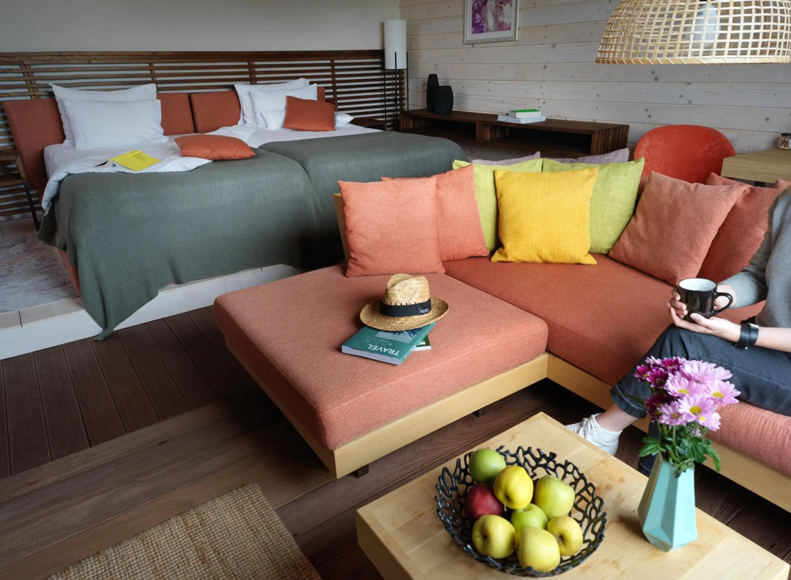 Bed in Zornitza Family Estate Relais & Chateaux