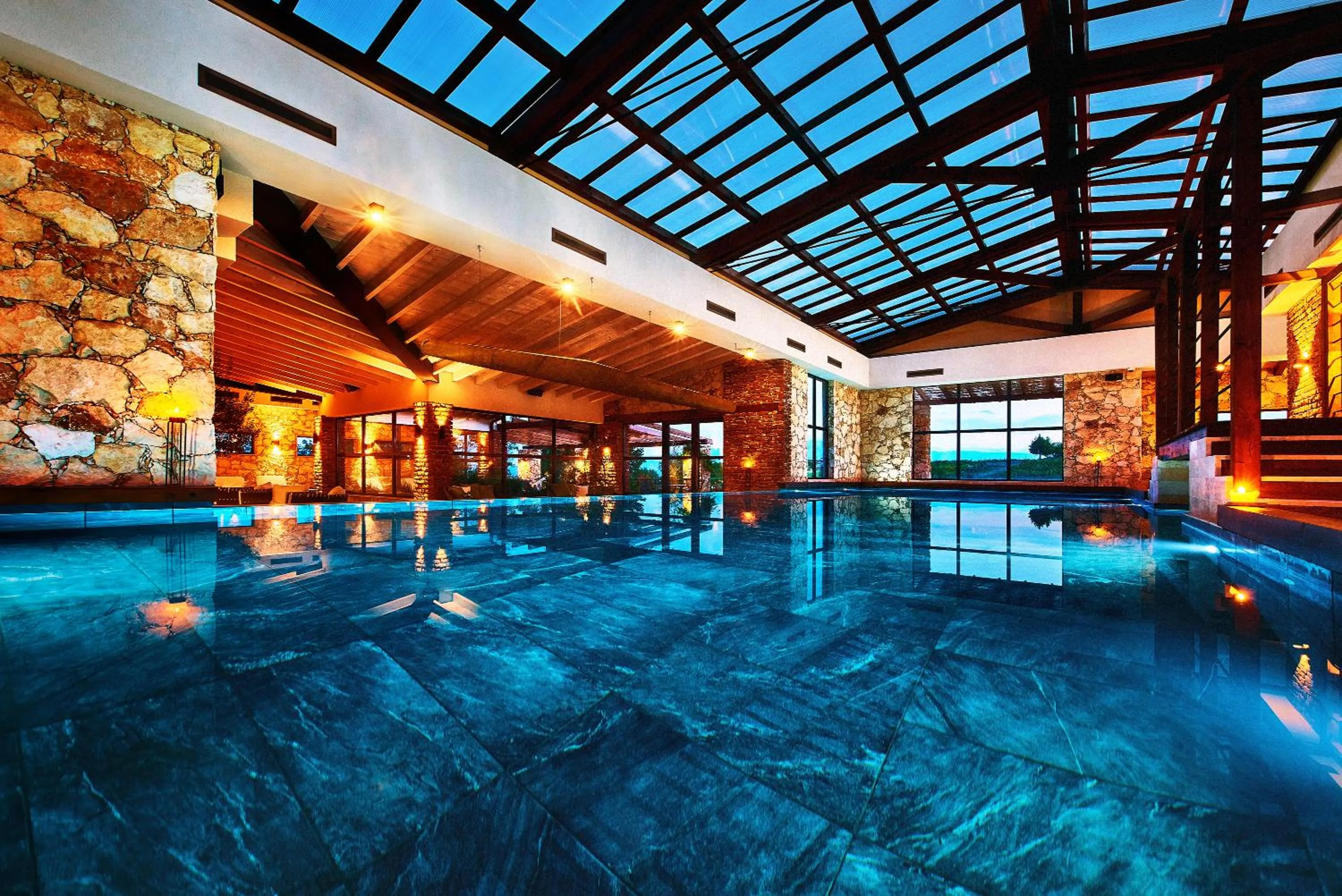 Swimming pool in Zornitza Family Estate Relais & Chateaux