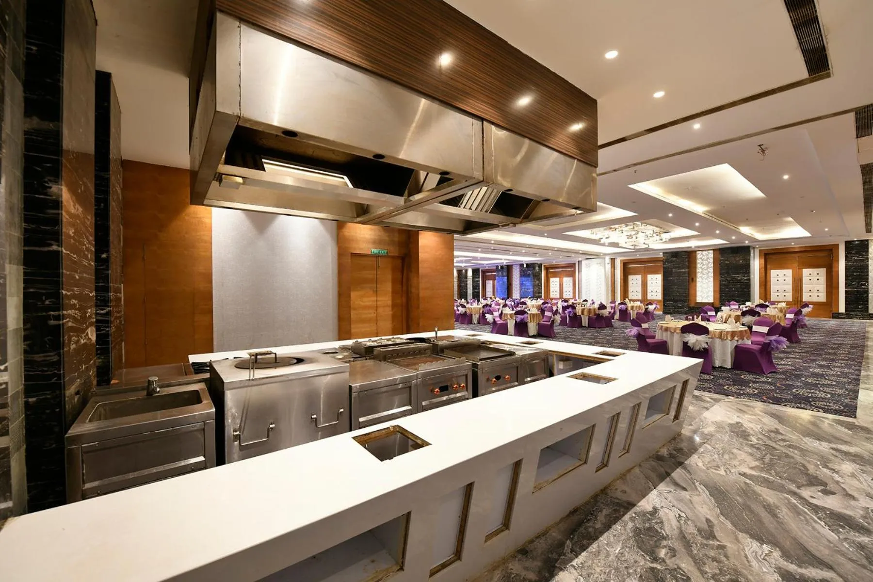 Kitchen or kitchenette in Pal Heights Mantra