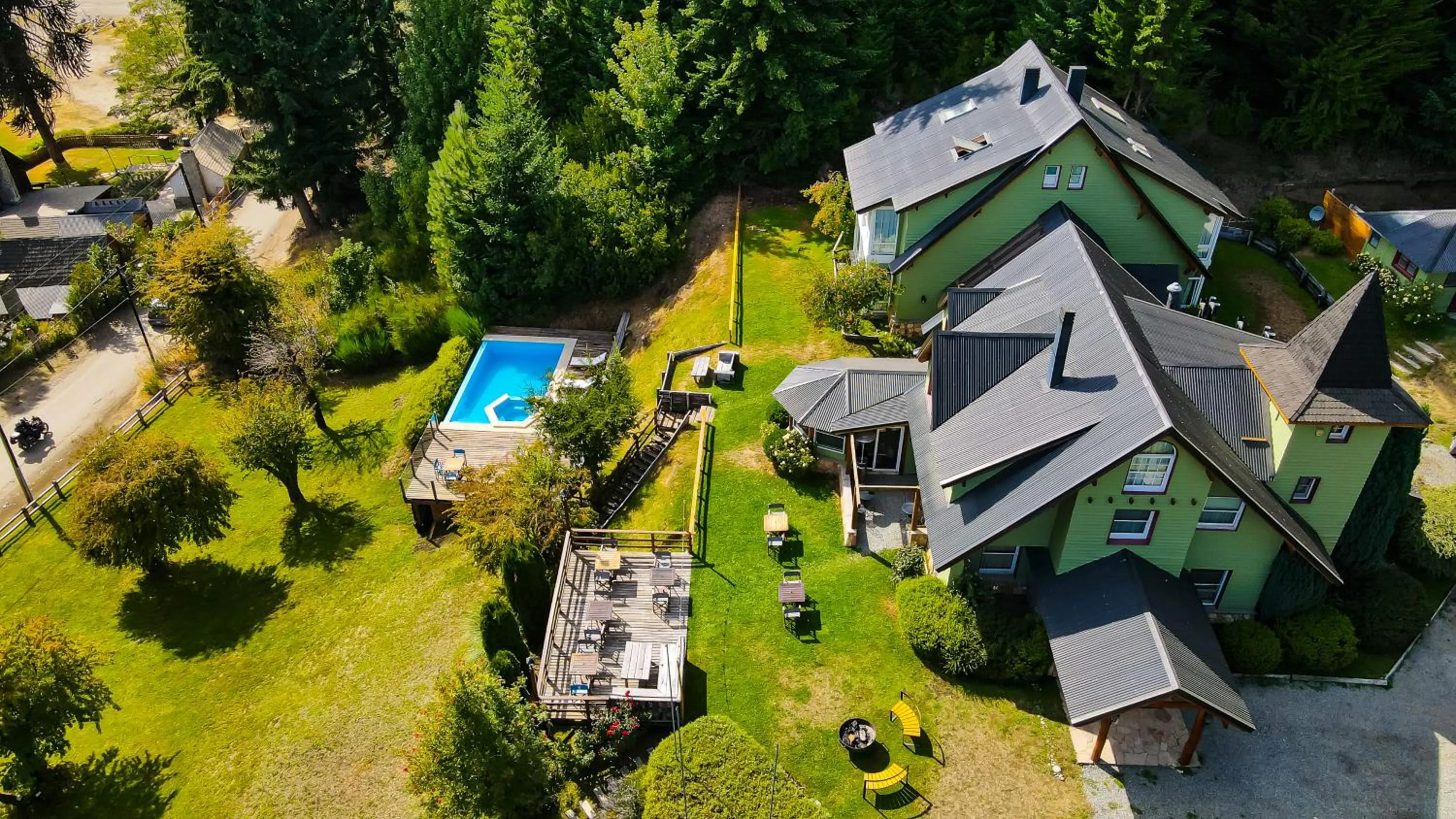 Bird's eye view in Hostería Verde Morada