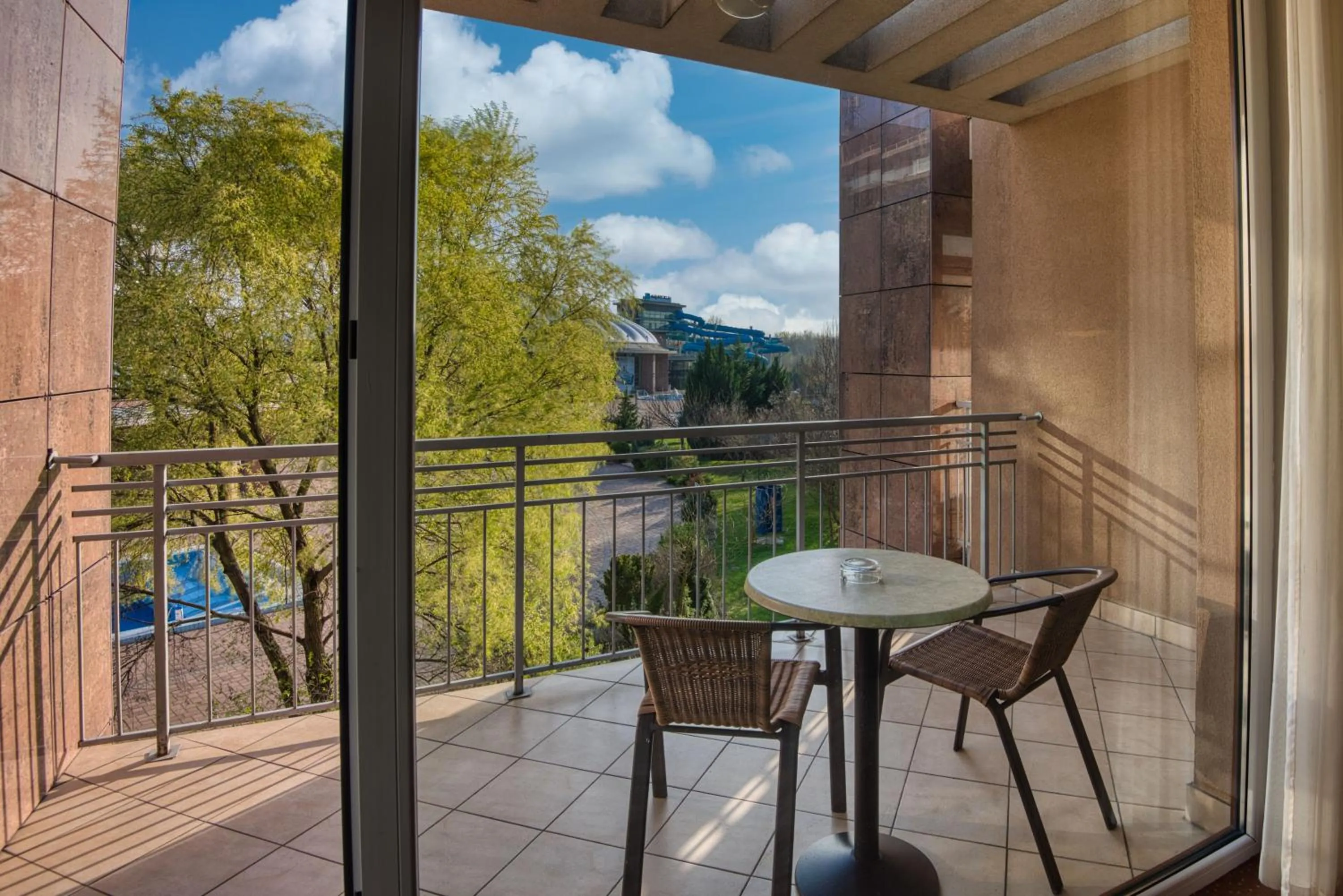 Balcony/Terrace in Aquaworld Resort Budapest