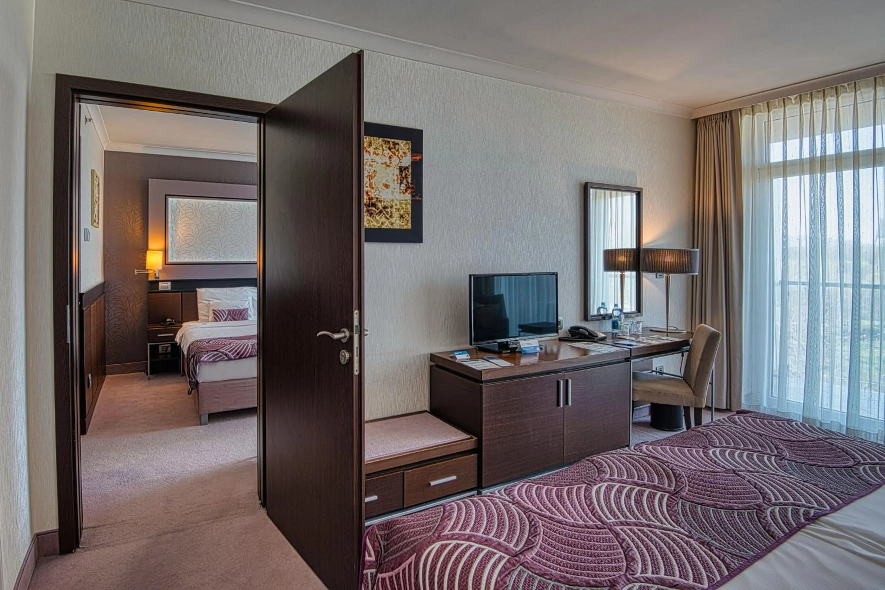 Bed in Aquaworld Resort Budapest