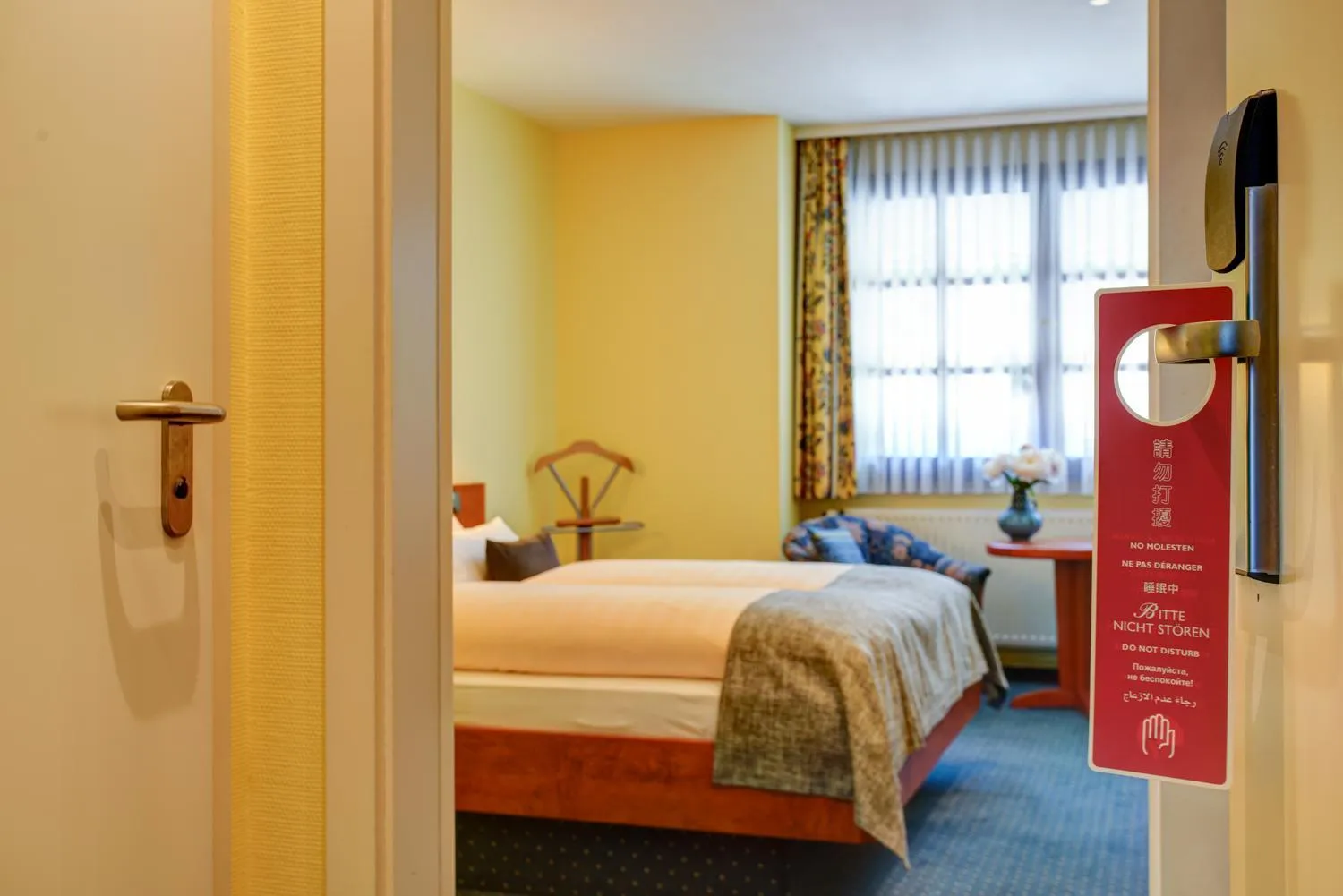 Bed in Hotel Elbinsel free parking