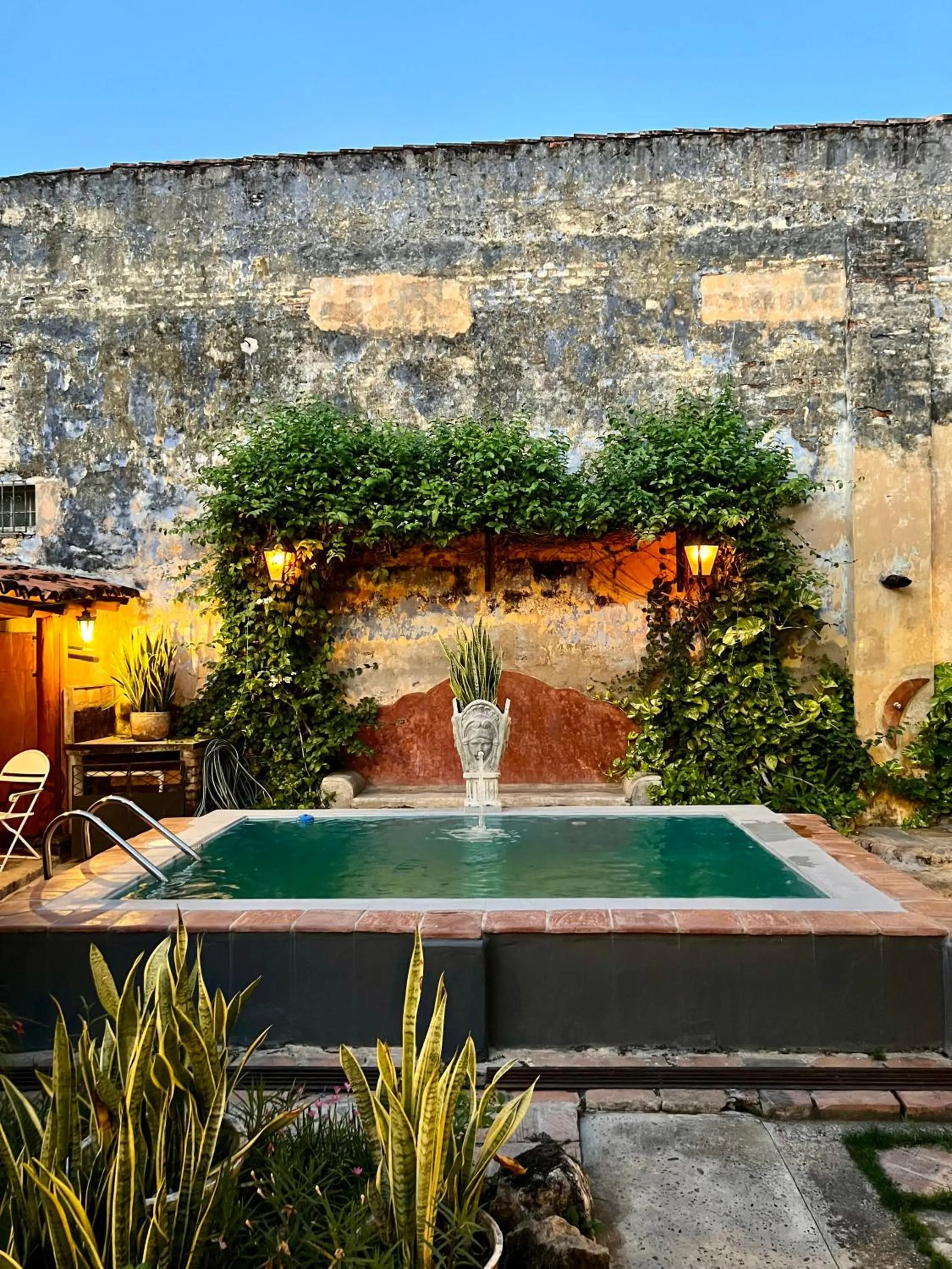 Pool view in CASA SINNING-año1637