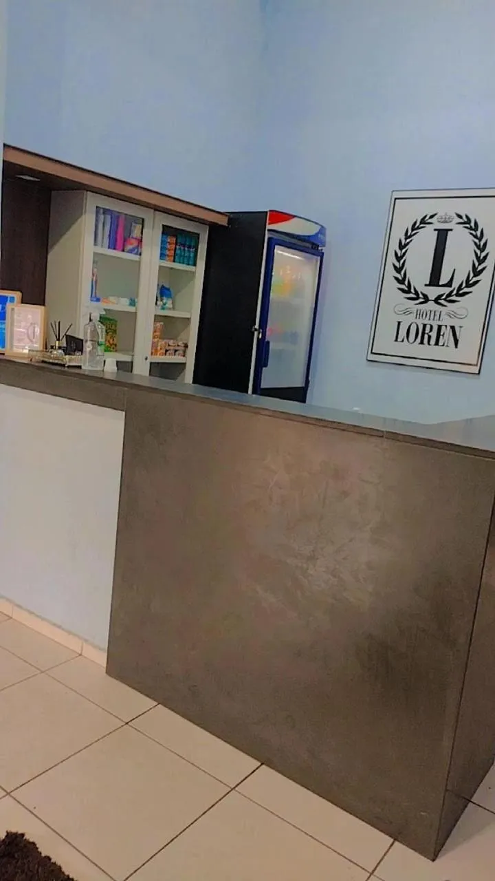 Lobby or reception in Hotel Loren