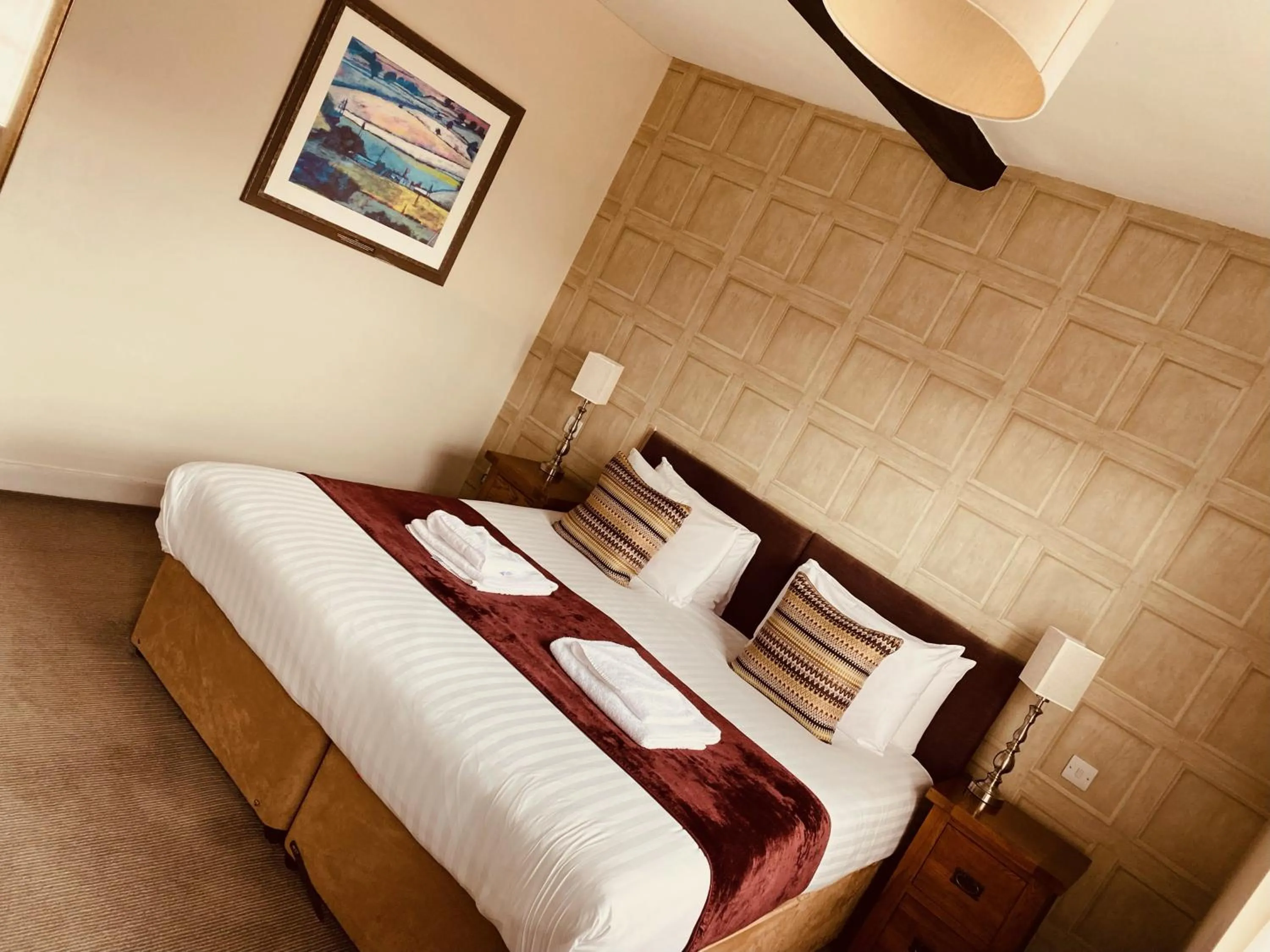 Bed in The Talbot Hotel