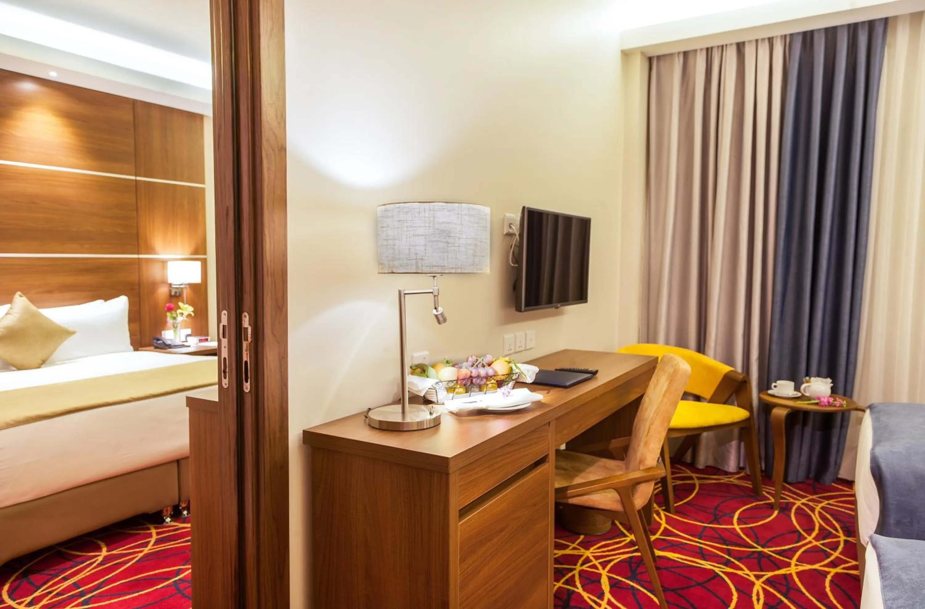 TV and multimedia, Bed in Gerasa Hotel