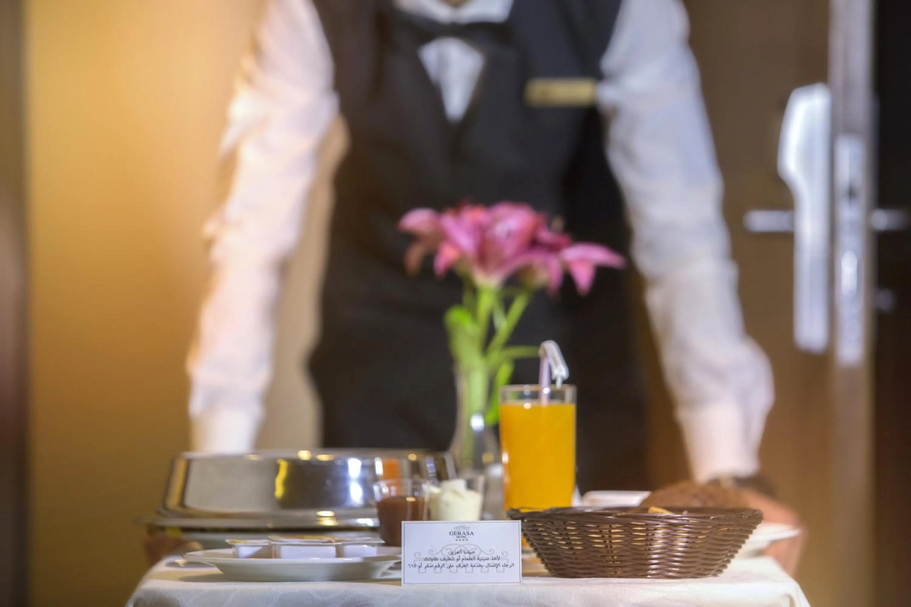 Staff in Gerasa Hotel