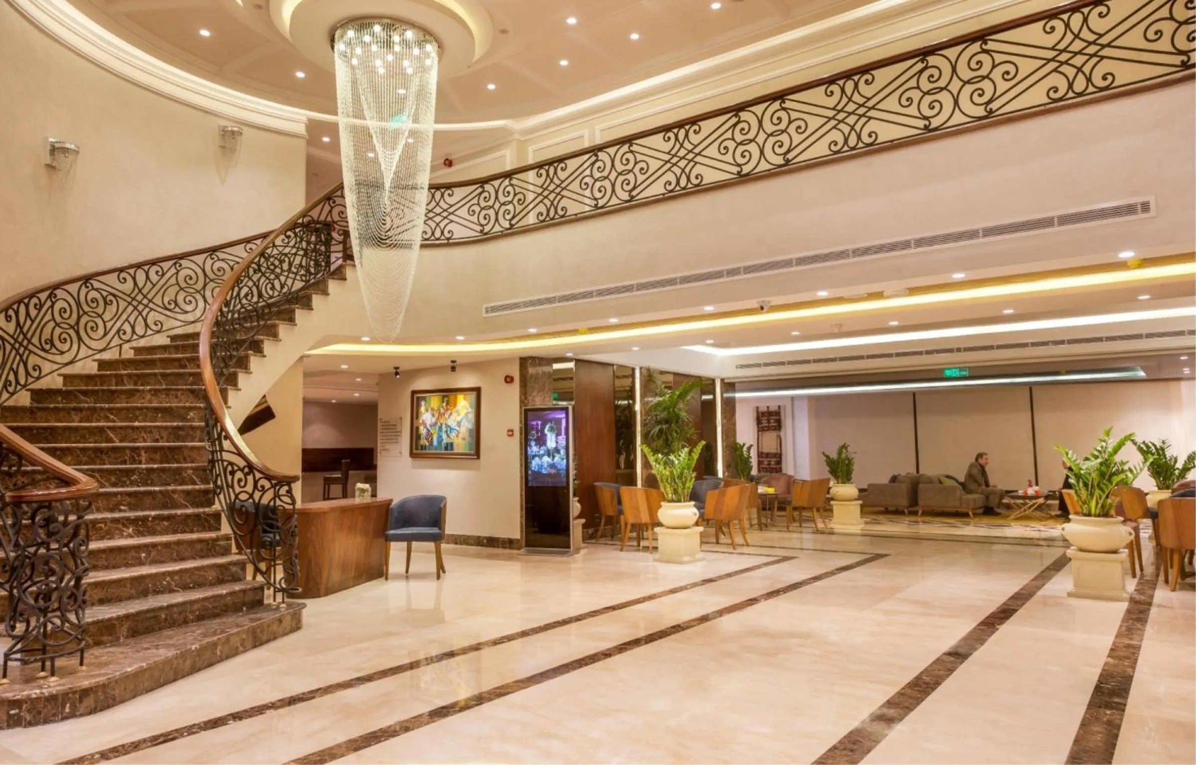 Lobby or reception in Gerasa Hotel