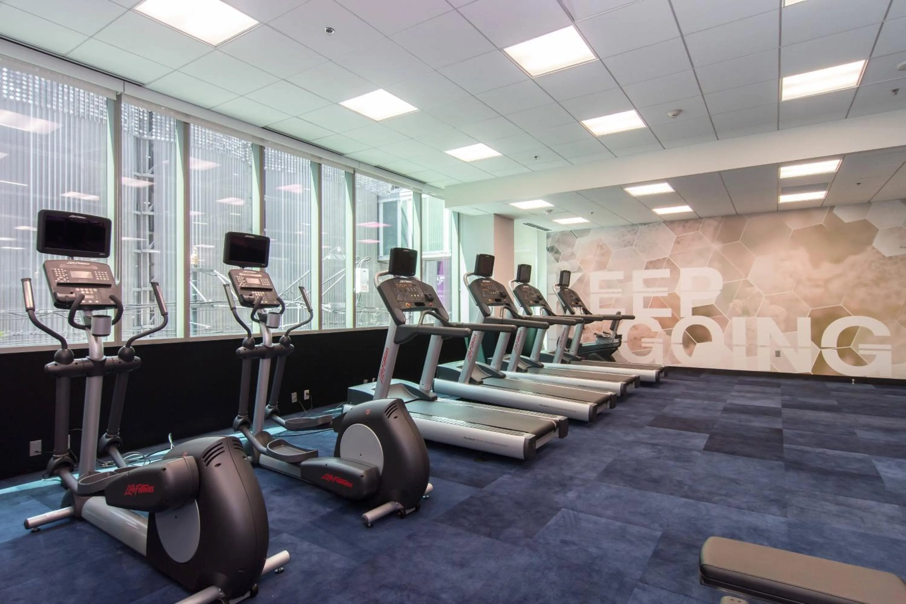 Fitness centre/facilities in SpringHill Suites by Marriott Charlotte City Center