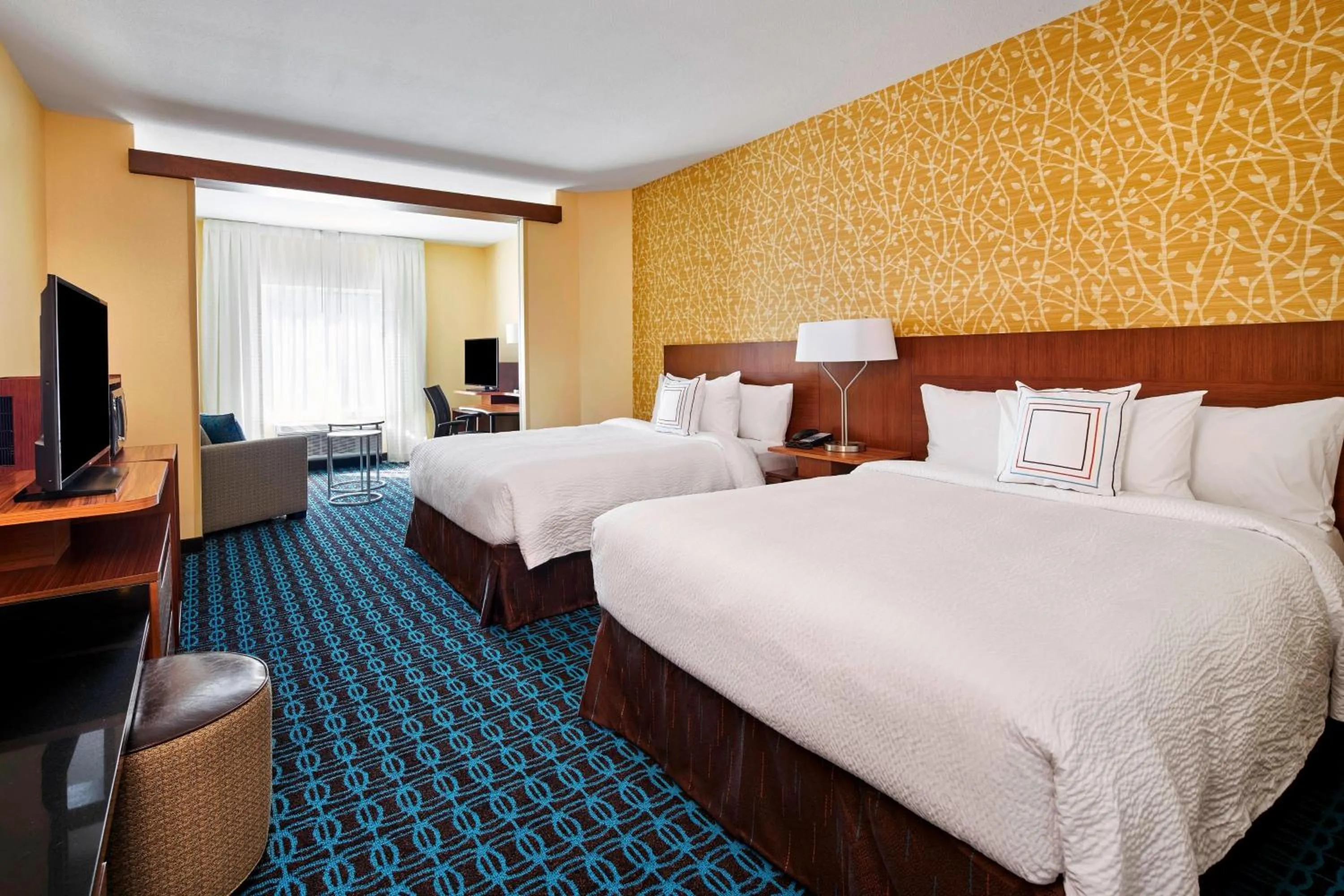 Bedroom, Bed in Fairfield Inn & Suites by Marriott Alexandria,Virginia