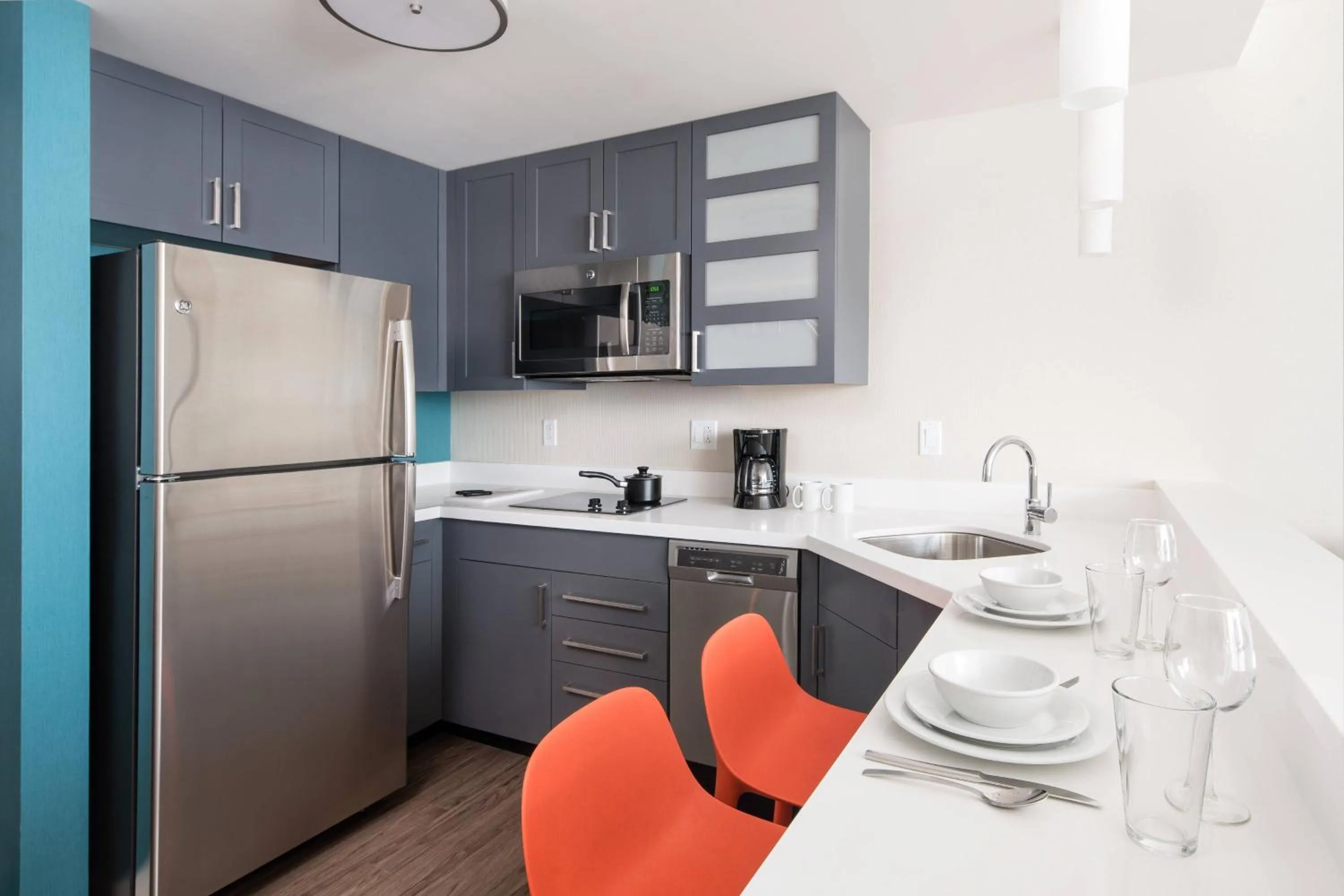 Kitchen or kitchenette in Residence Inn Washington Capitol Hill/Navy Yard