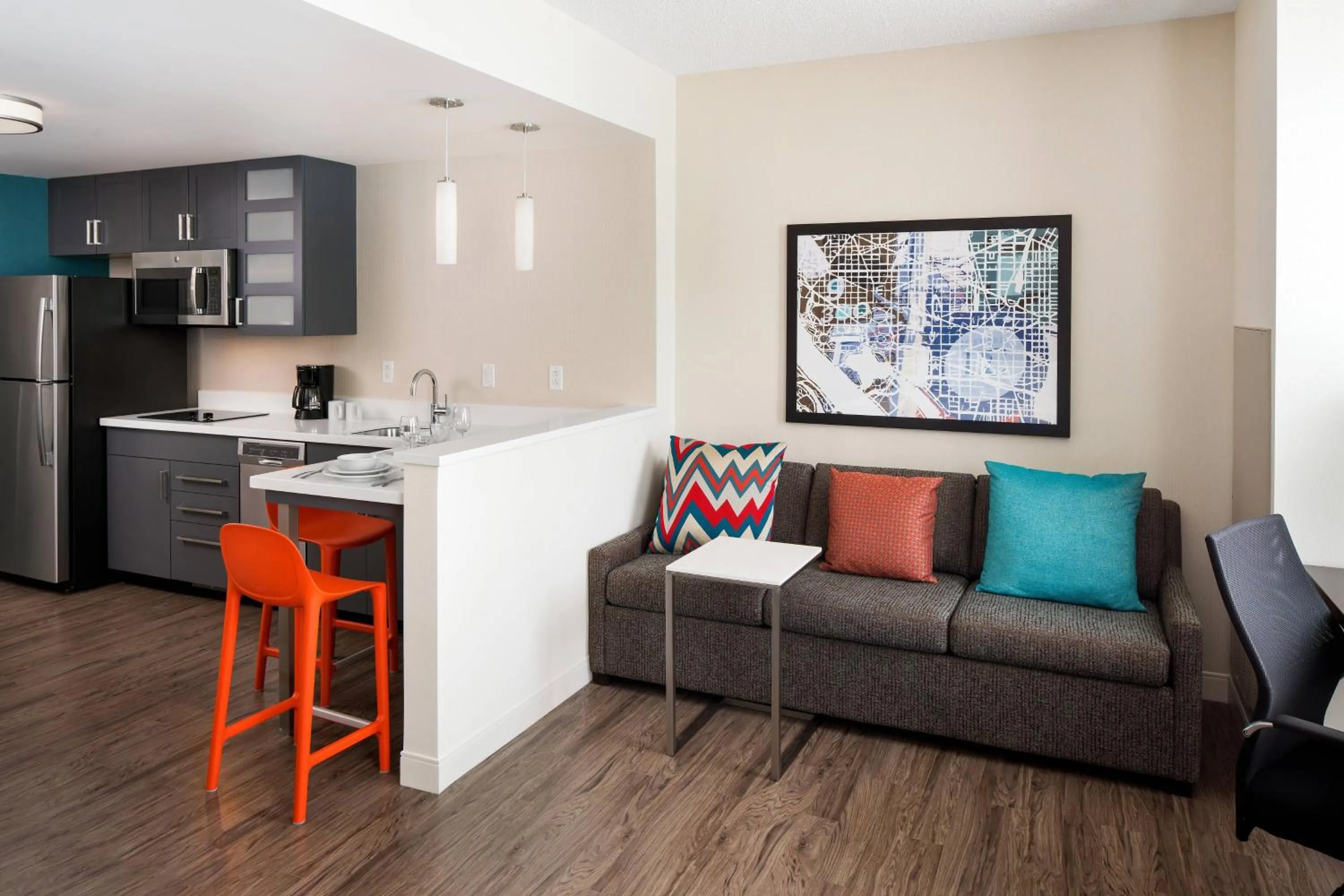 Living room in Residence Inn Washington Capitol Hill/Navy Yard