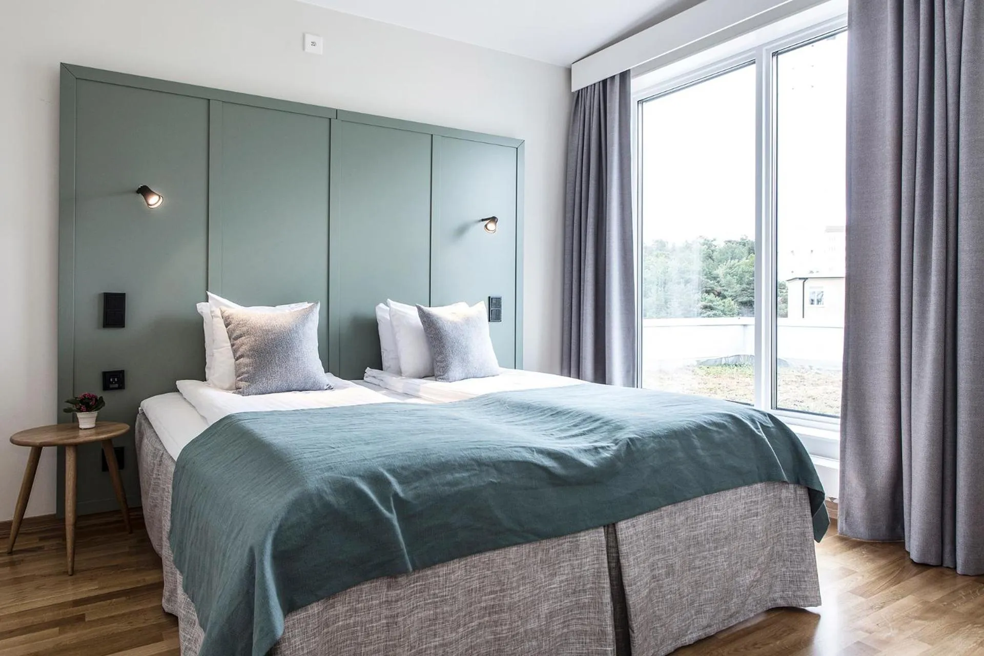 Bed in Biz Apartment Hammarby Sjöstad