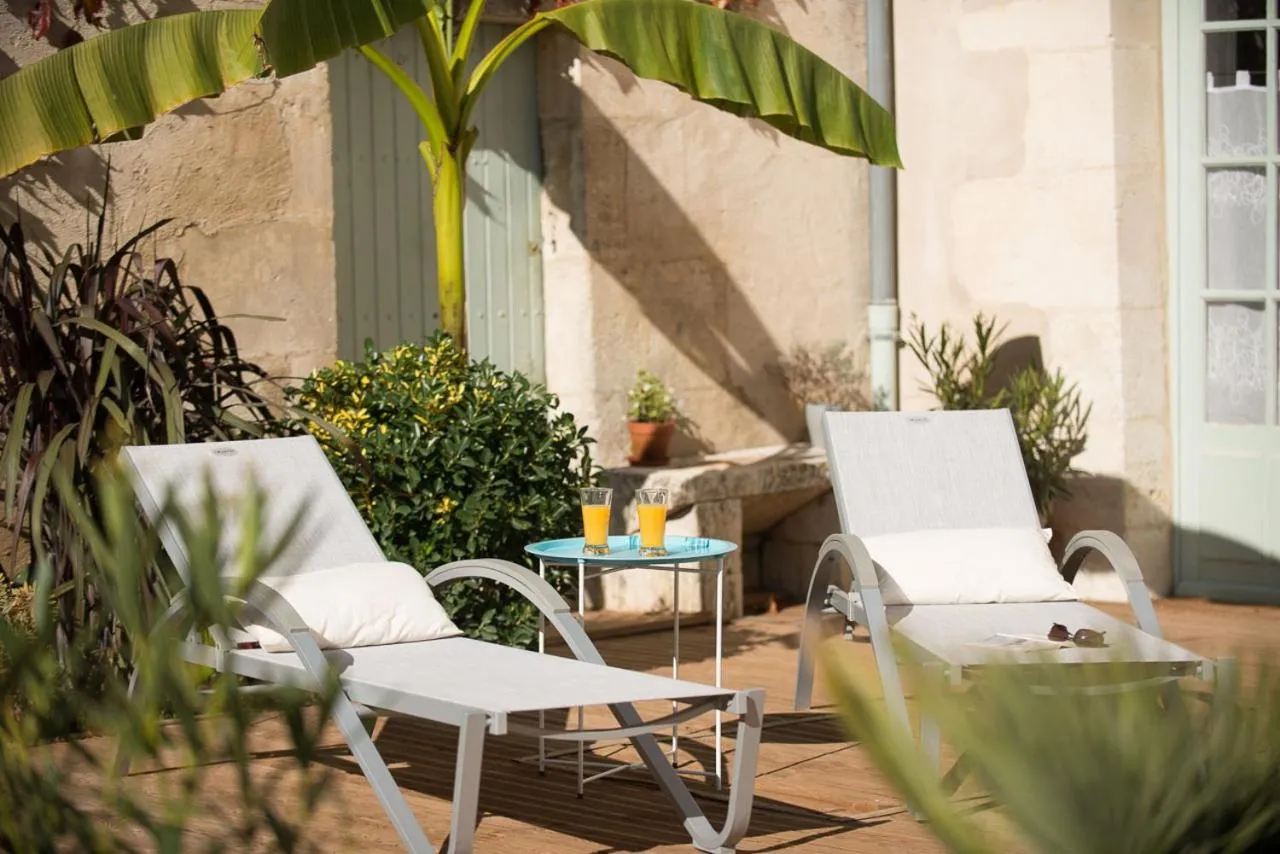 Patio in La Tillaie SPA et Sauna