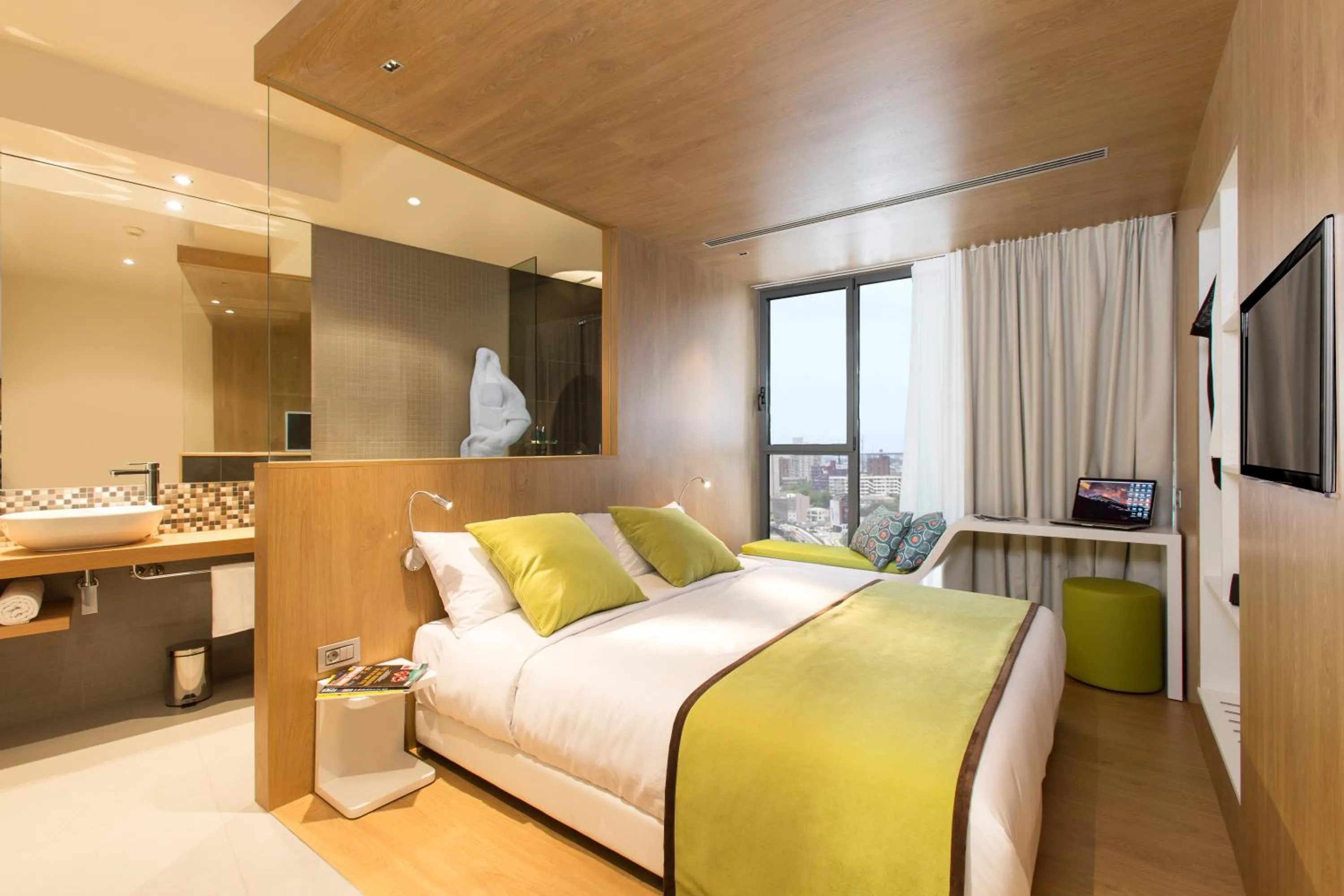 Bed in Seen Hotel Abidjan Plateau