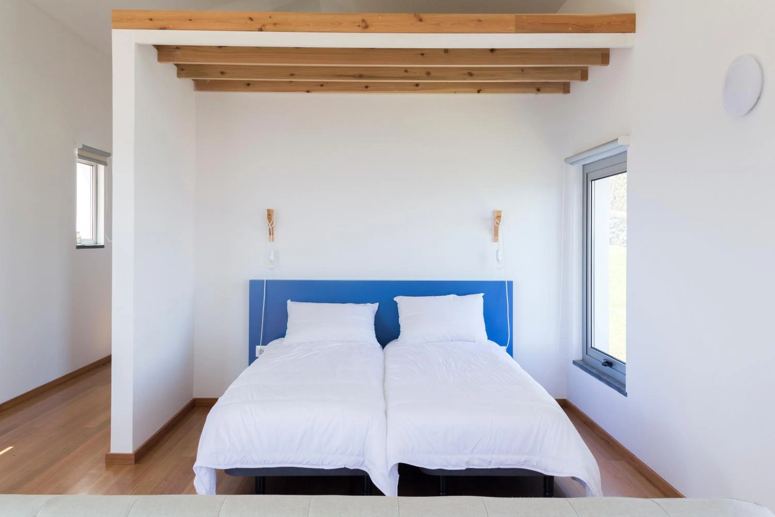 Bedroom, Bed in Lofts Azul Pastel