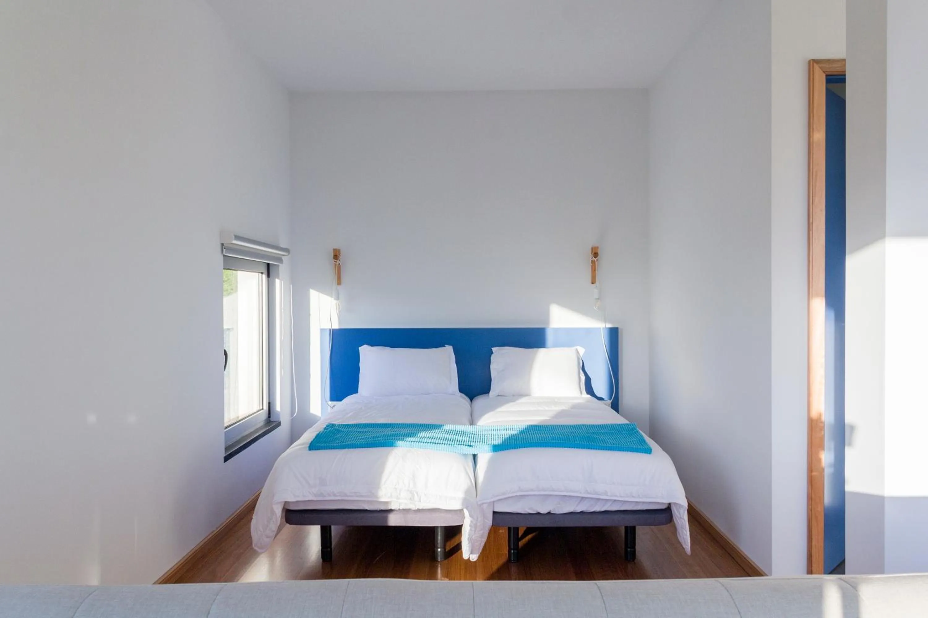 Bedroom, Bed in Lofts Azul Pastel