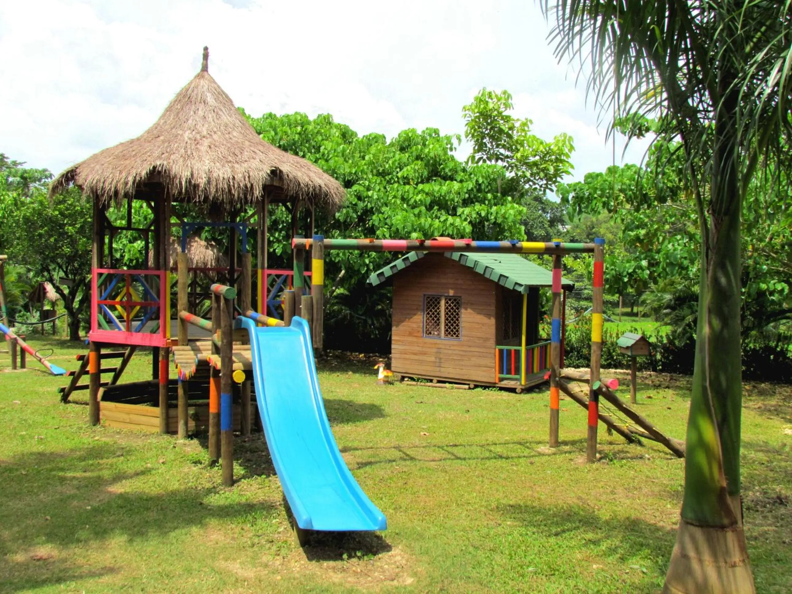 Children play ground in Eco Hotel Villa Martha