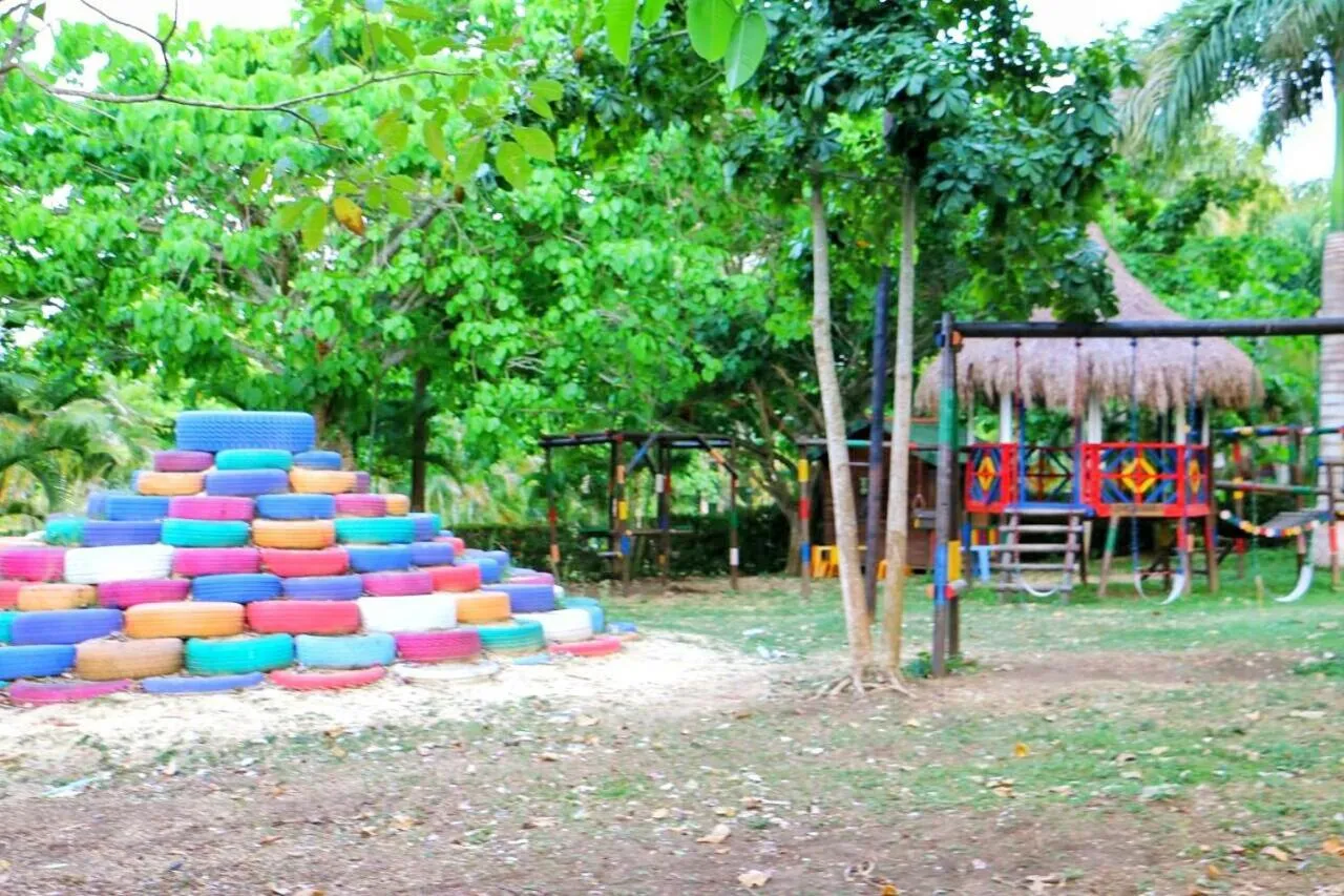 Children play ground in Eco Hotel Villa Martha