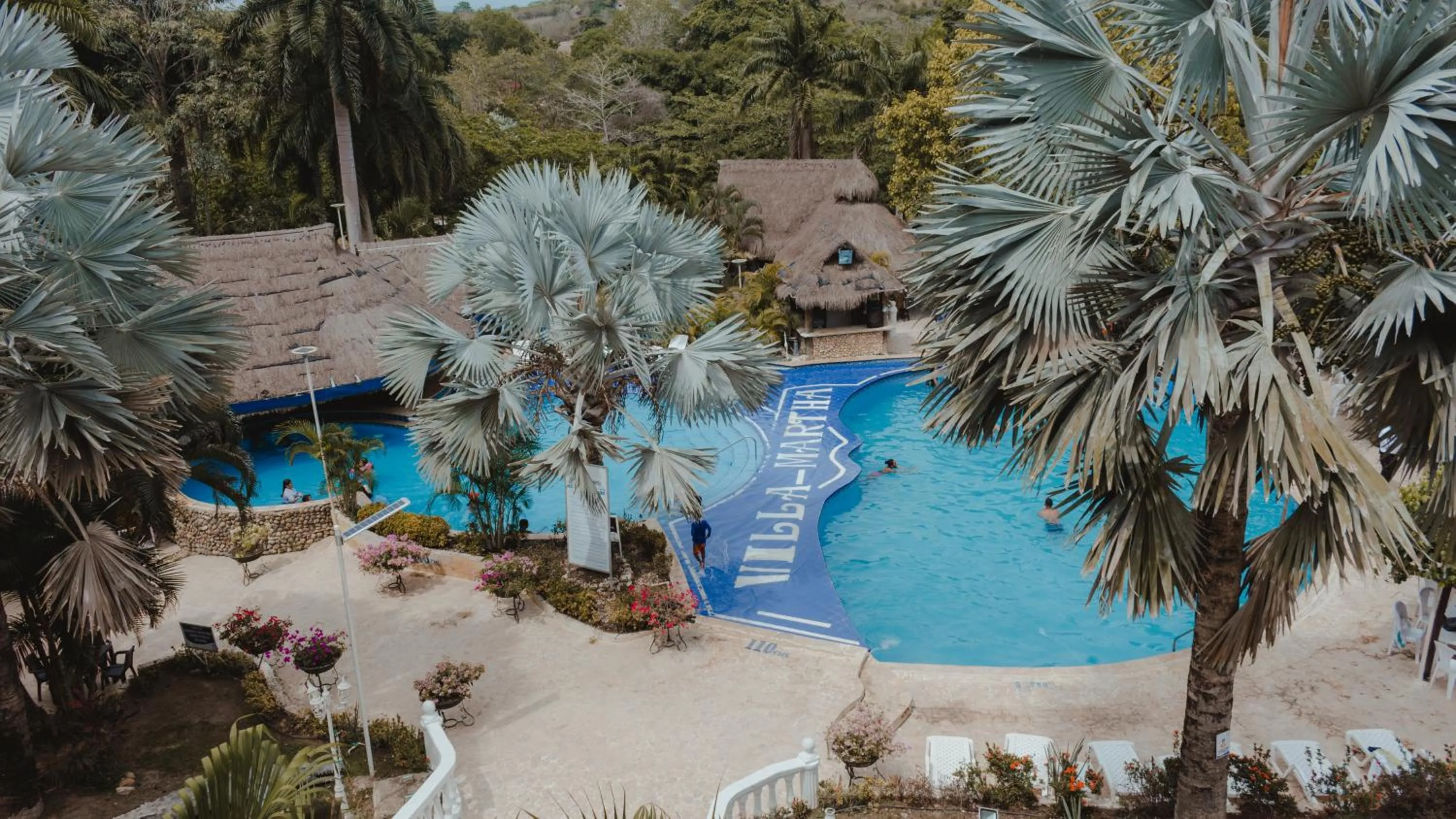 Swimming pool in Eco Hotel Villa Martha