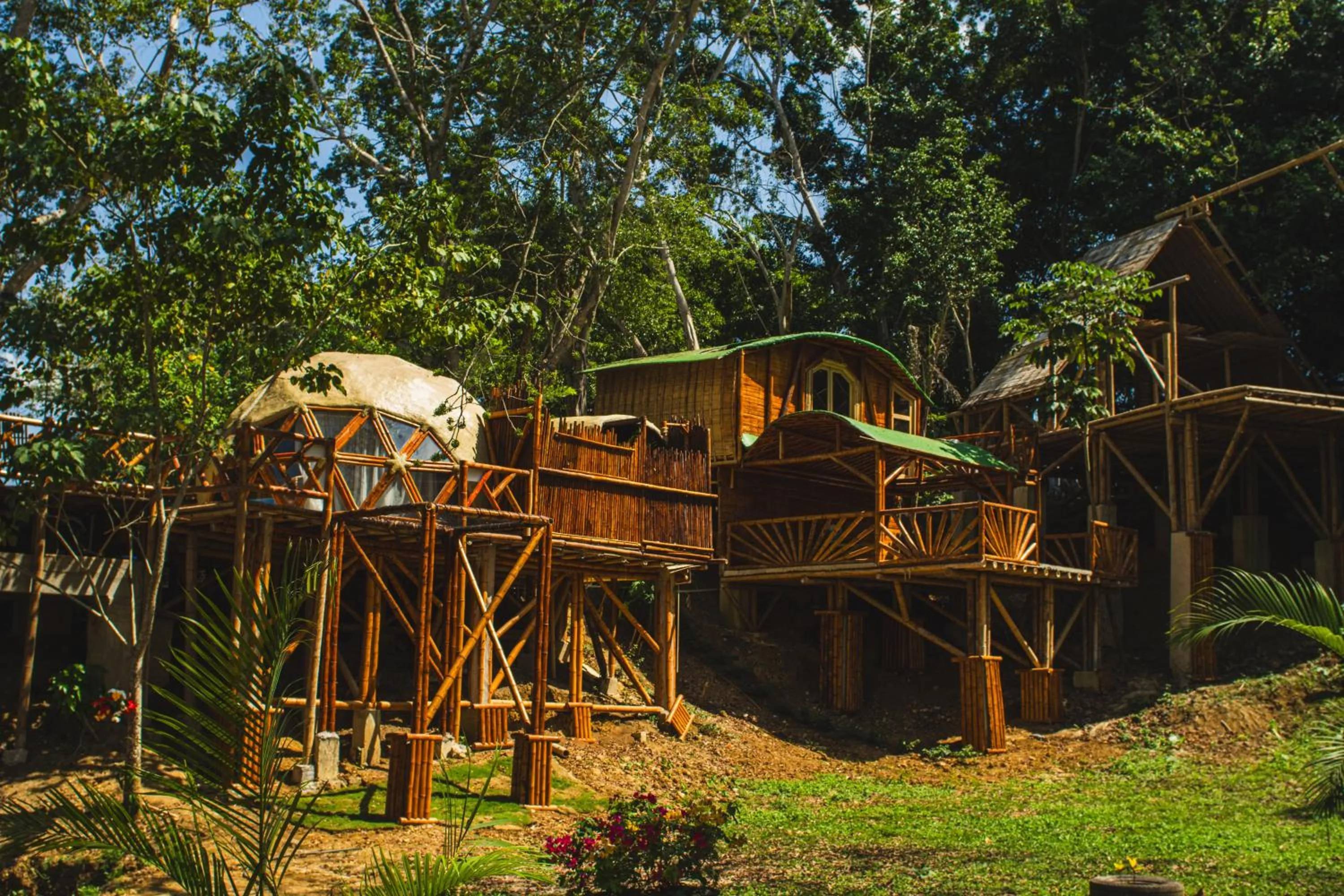 Property building in Eco Hotel Villa Martha