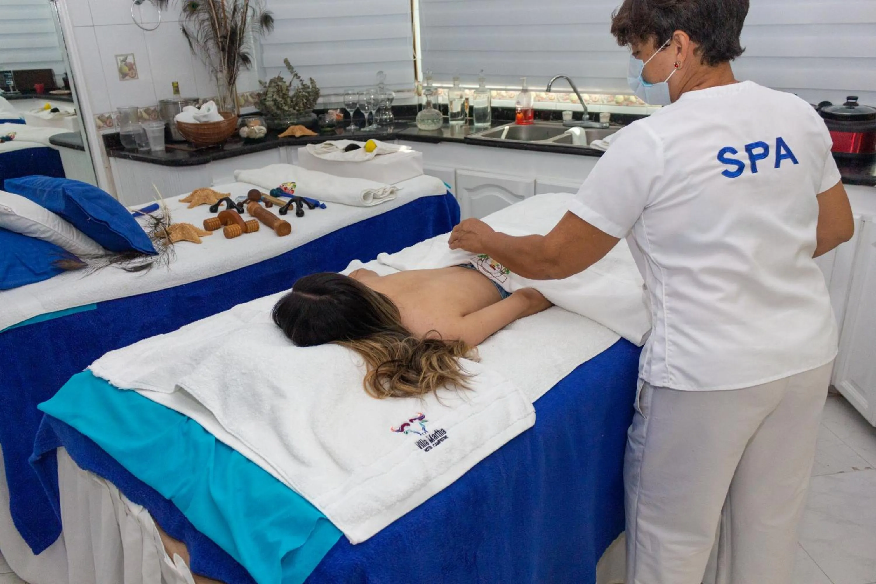 Spa and wellness centre/facilities in Eco Hotel Villa Martha