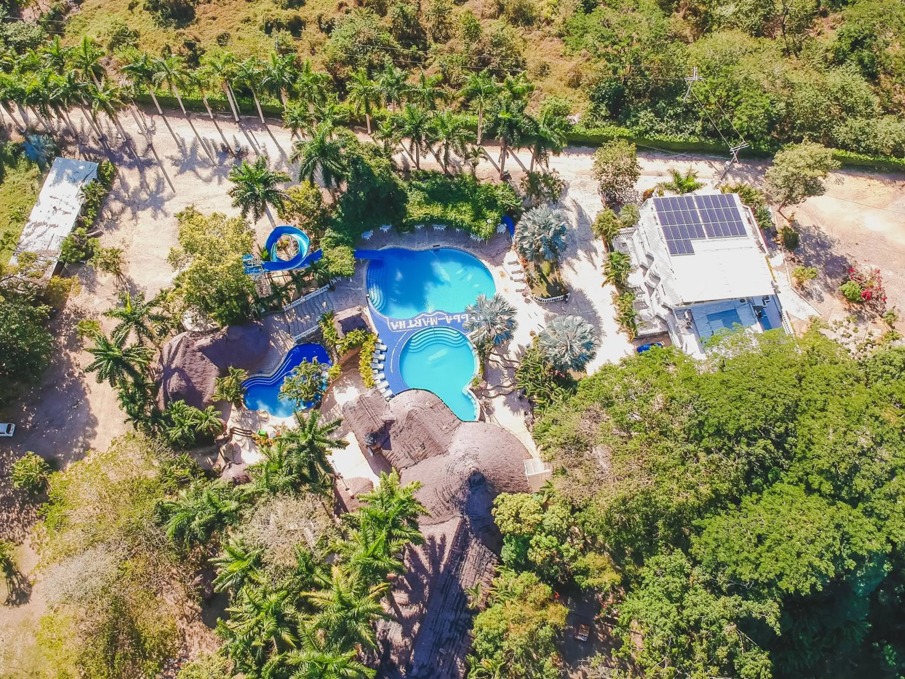 Property building in Eco Hotel Villa Martha