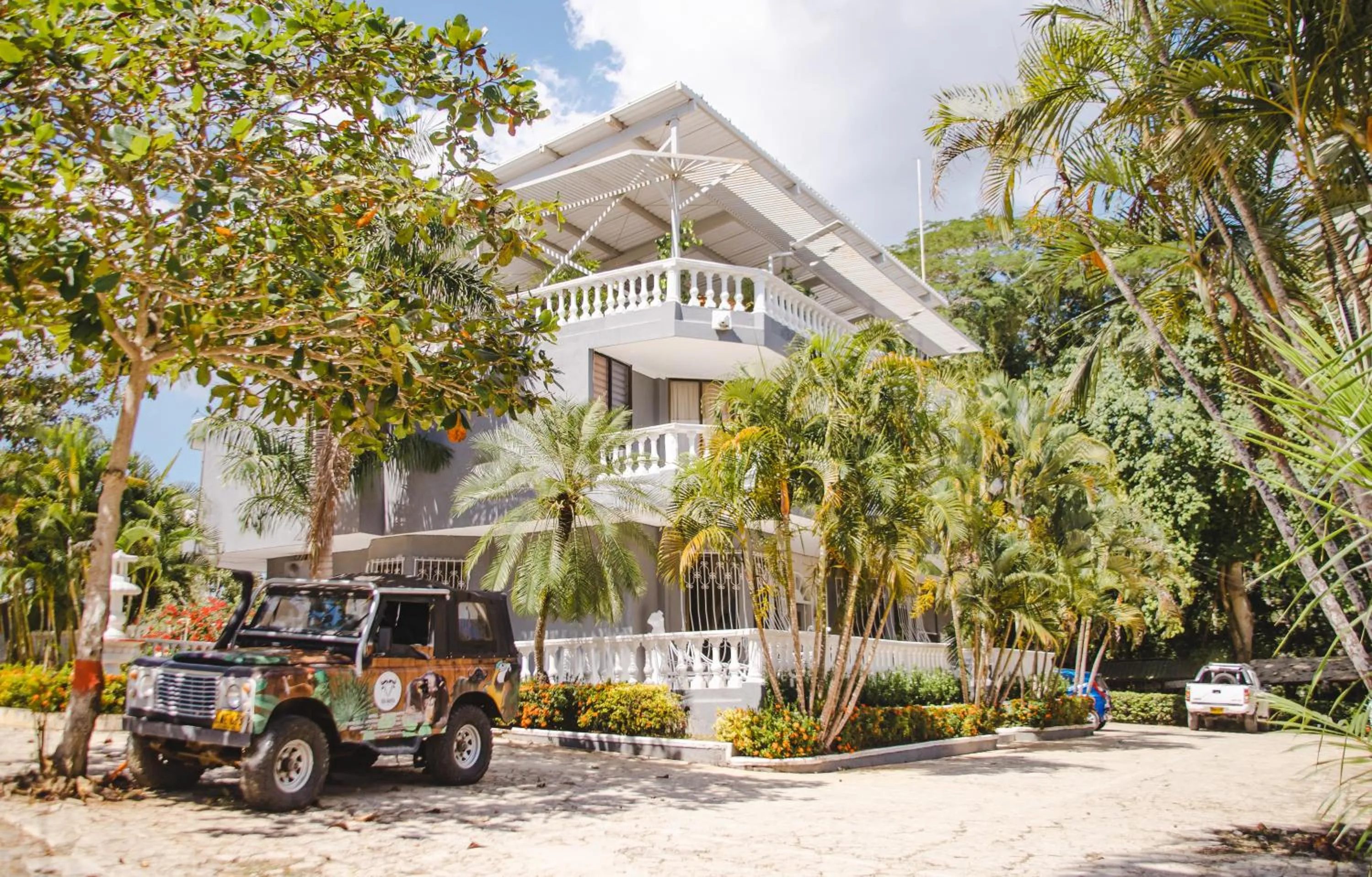 Property building in Eco Hotel Villa Martha