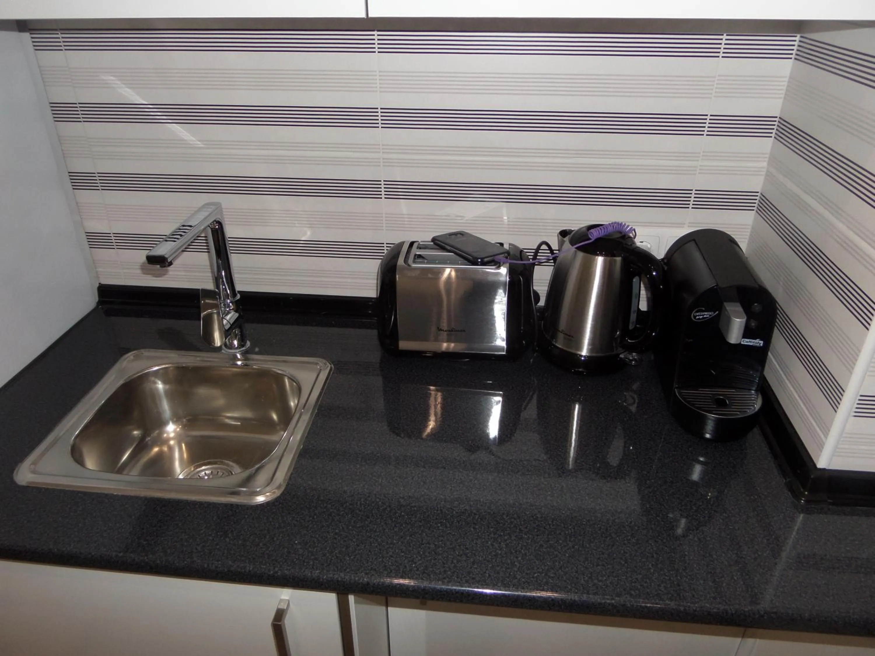 Kitchen or kitchenette in Estudio Clube dos Arcos