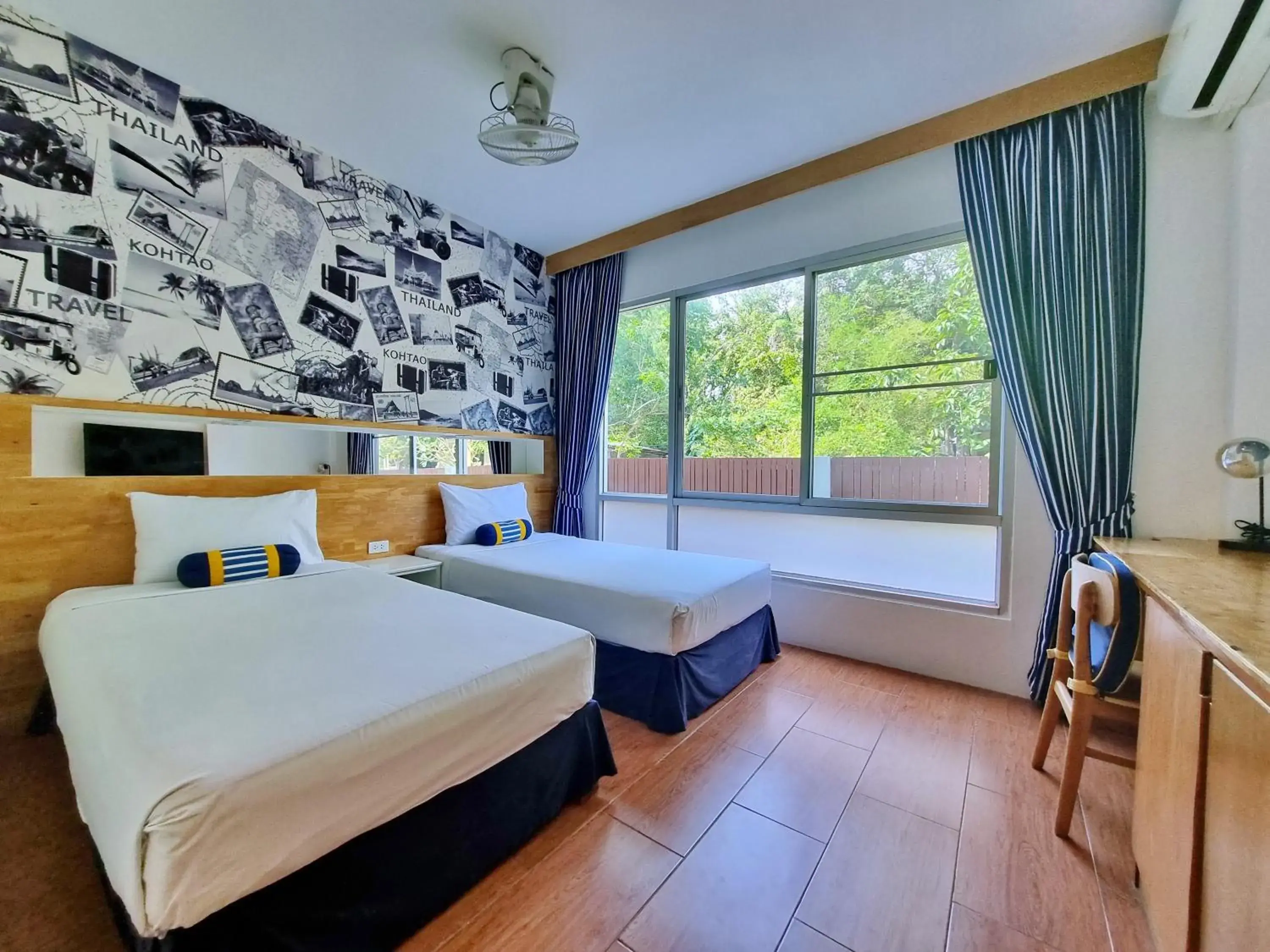 Twin Room with Air-Conditioning in MAR24 Koh Tao Hotel Twin Room with Air-Conditioning in MAR24 Koh Tao Hotel