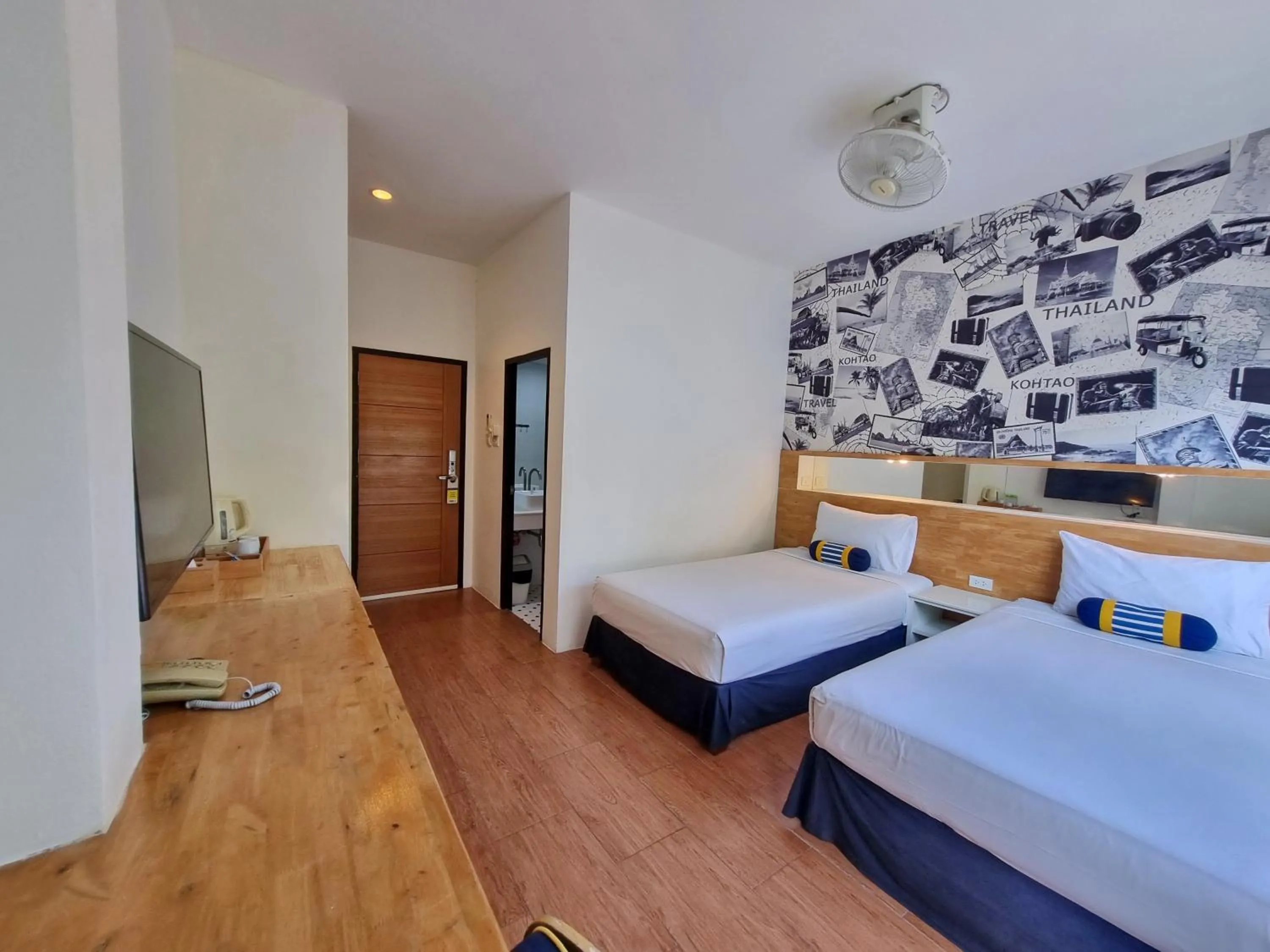 Bed in MAR24 Koh Tao Hotel