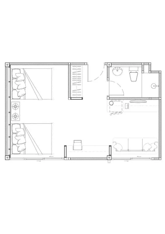 Floor plan in MAR24 Koh Tao Hotel