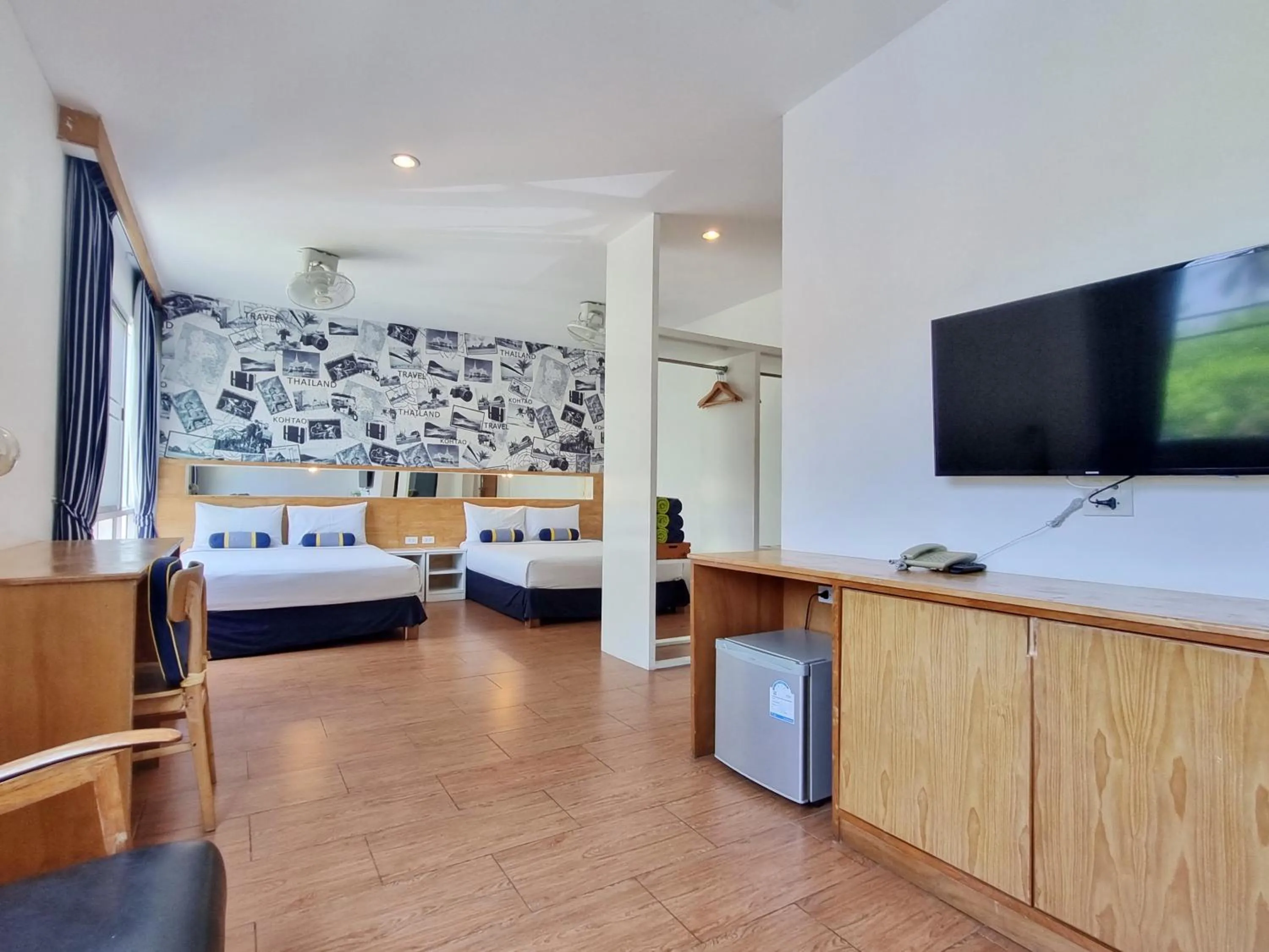 TV and multimedia, Bed in MAR24 Koh Tao Hotel