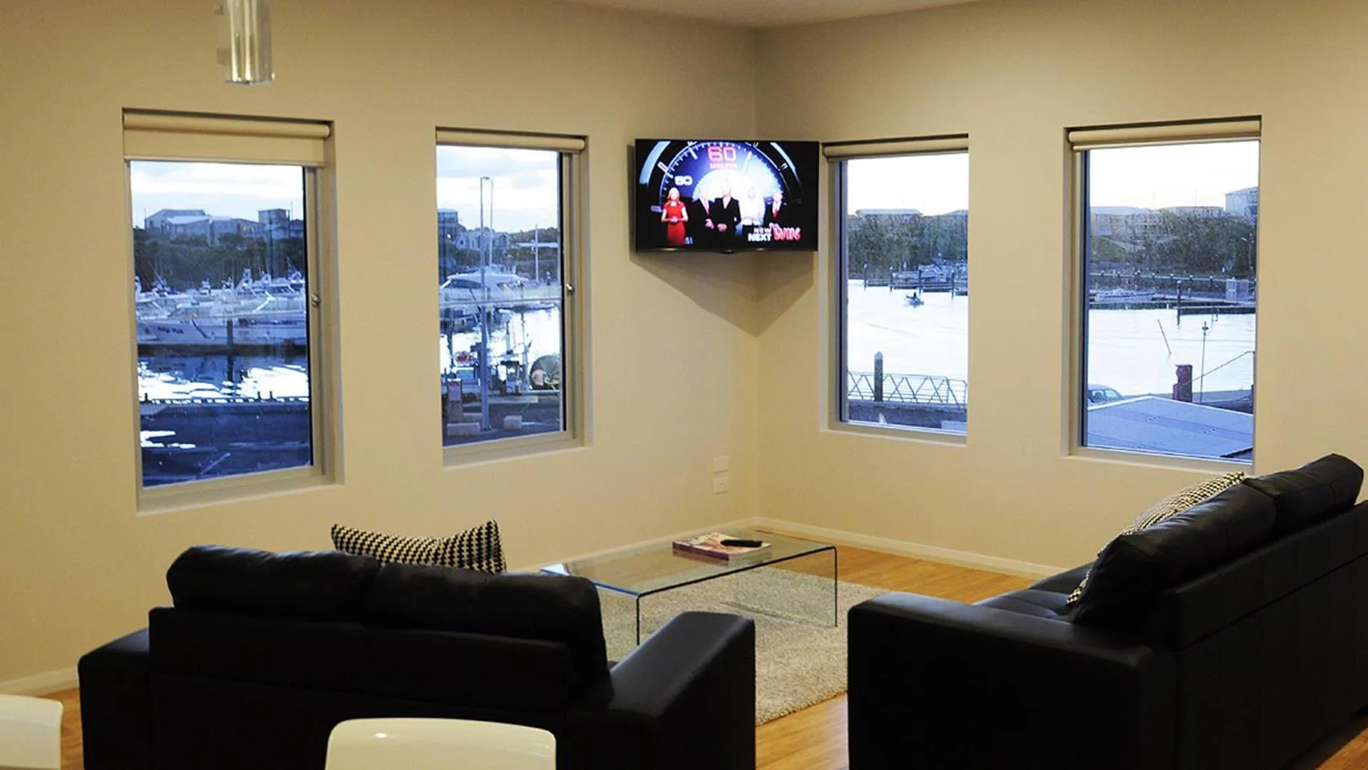 Seating area in Robe Marina Accommodation