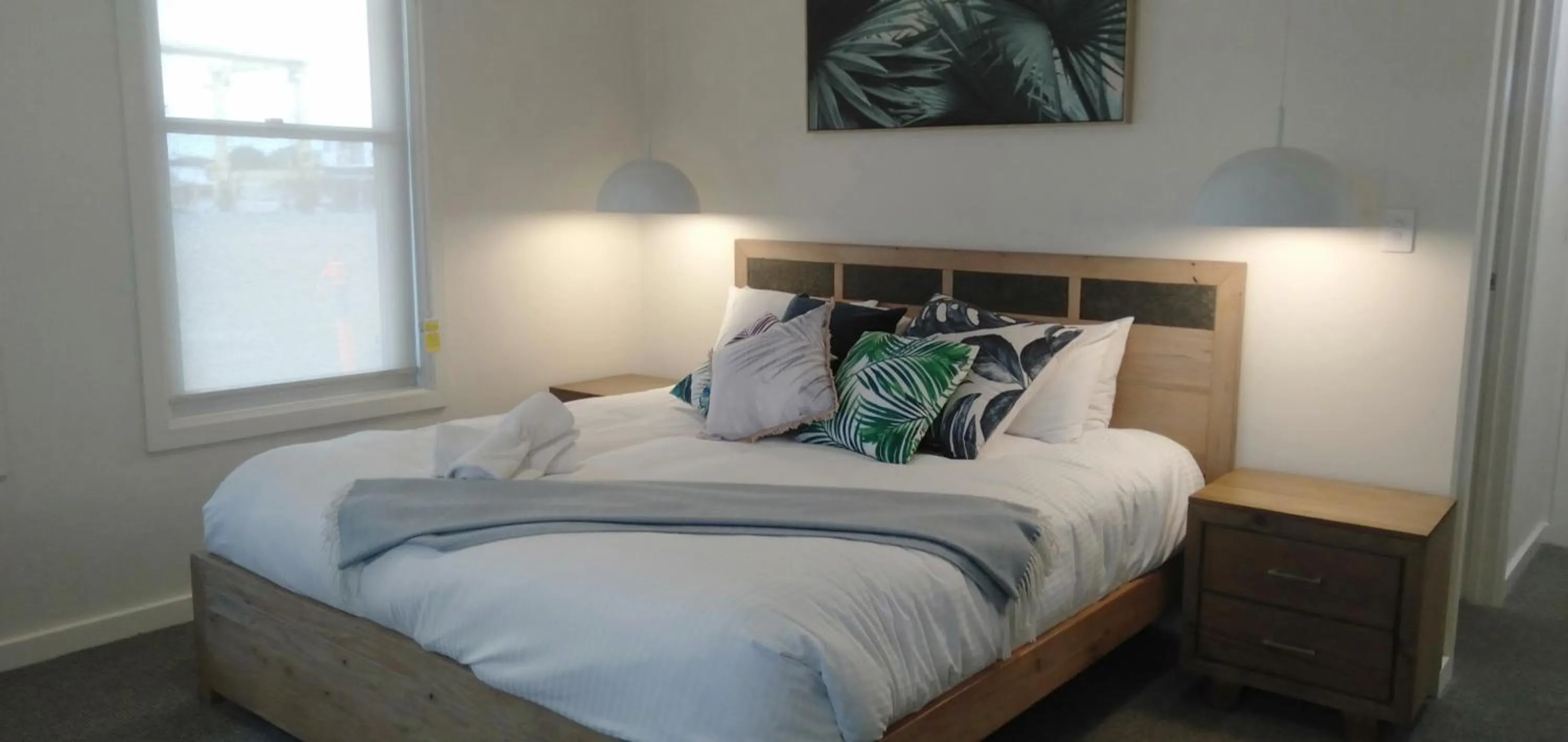 Bedroom, Bed in Robe Marina Accommodation