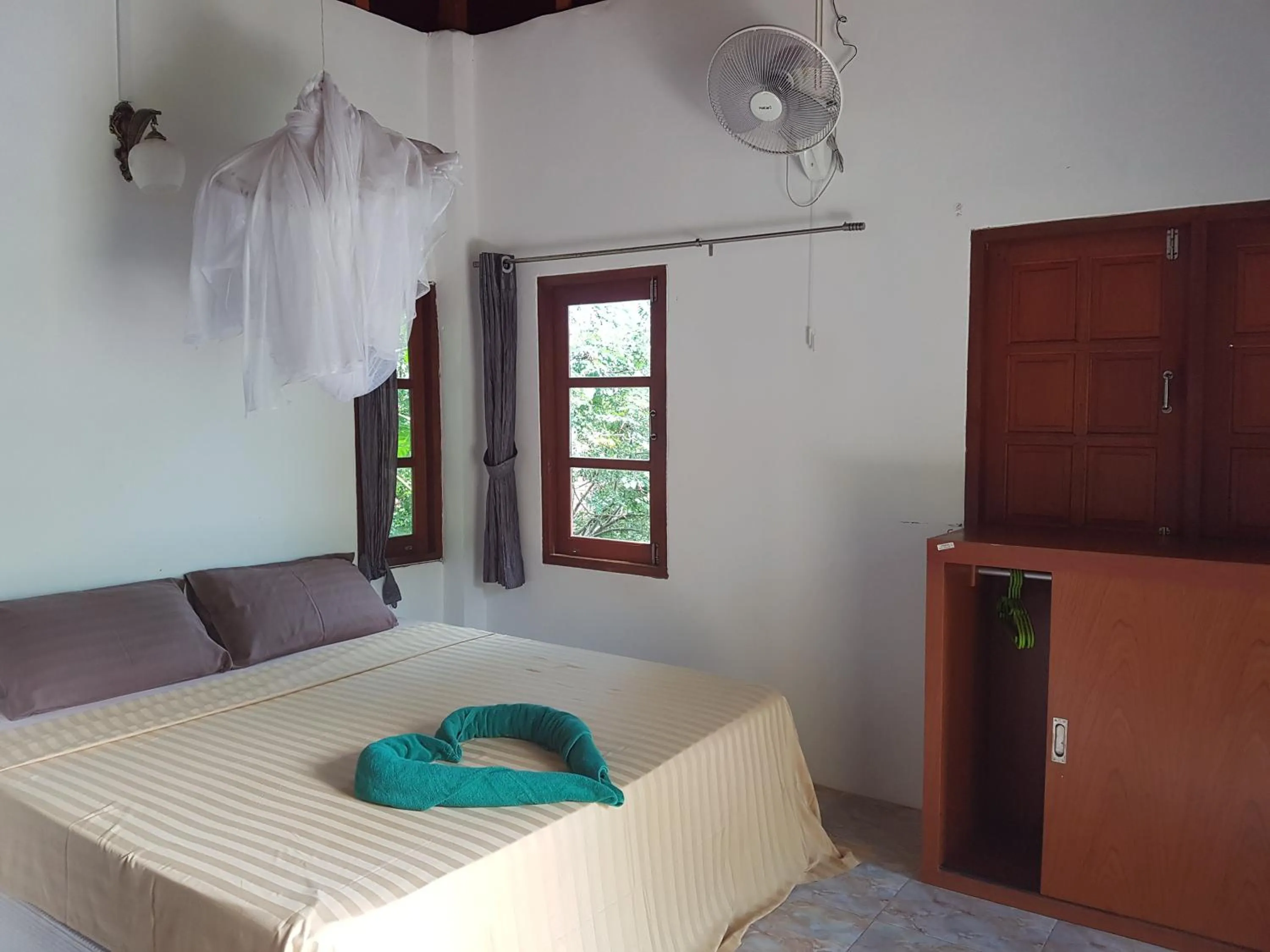 Bed in Poseidon Resort