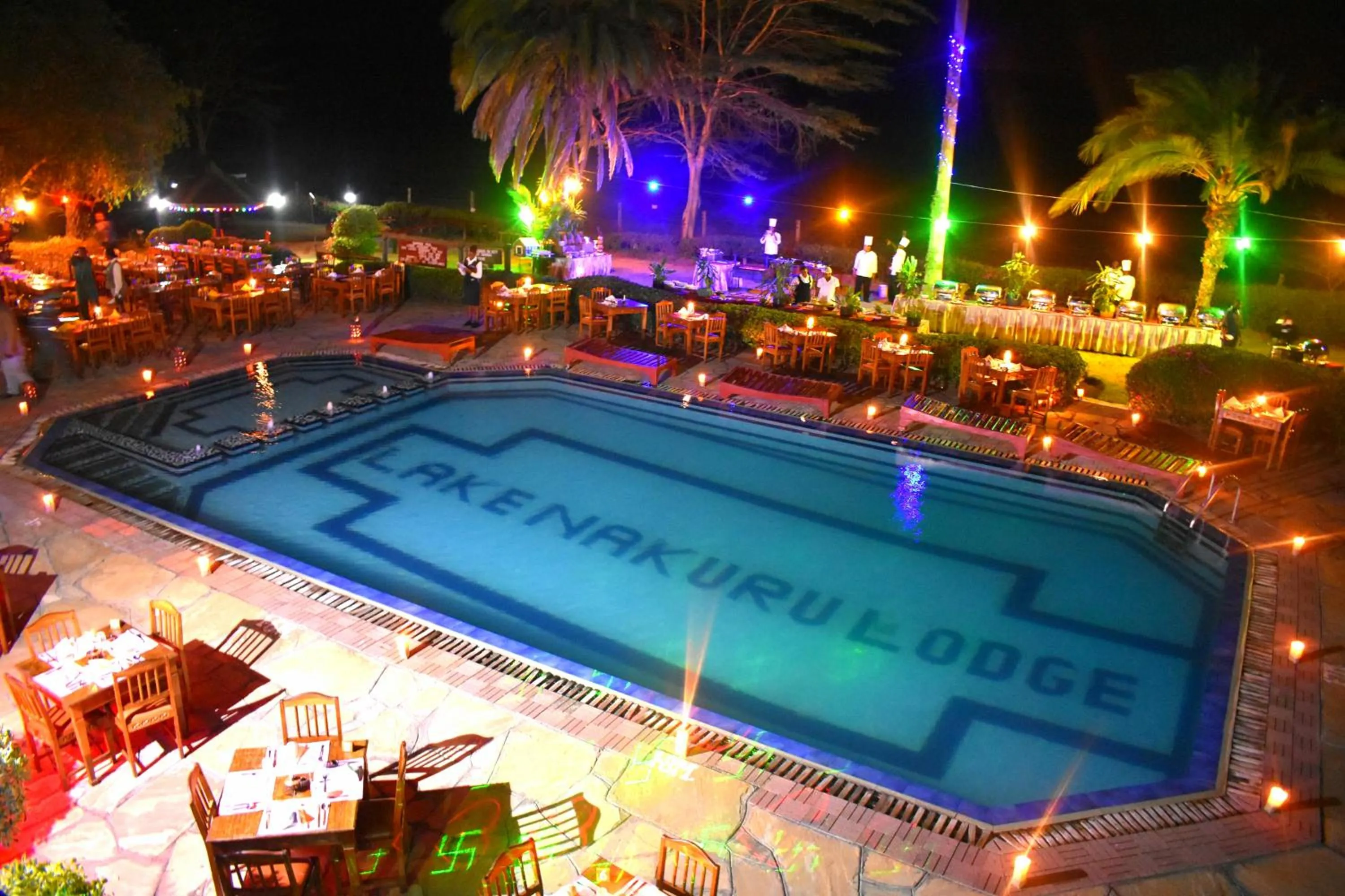 Swimming pool in Lake Nakuru Lodge