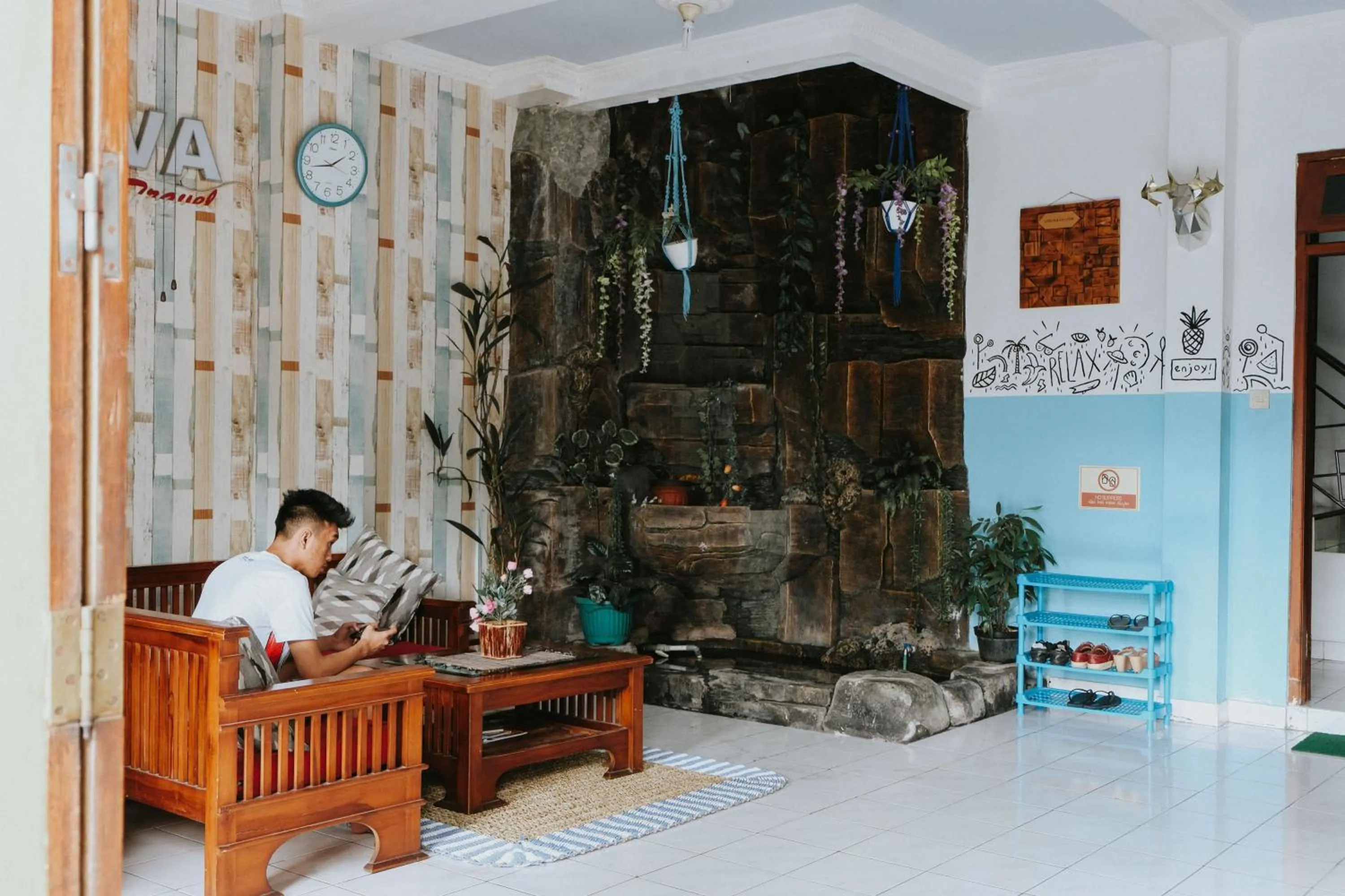 Lobby or reception in Glory Homestay