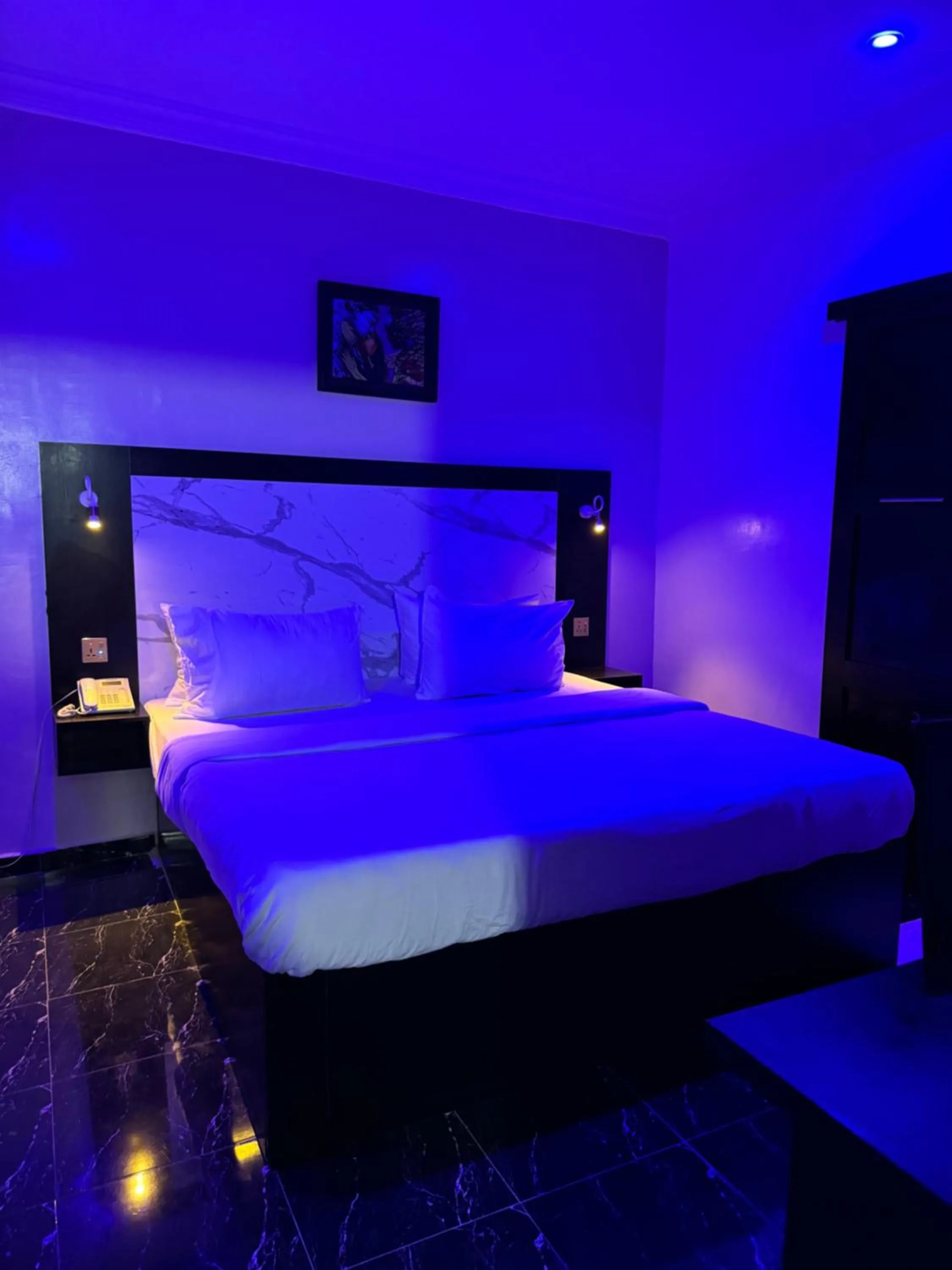 Bedroom, Bed in Posh Hotel and Suites Ikeja
