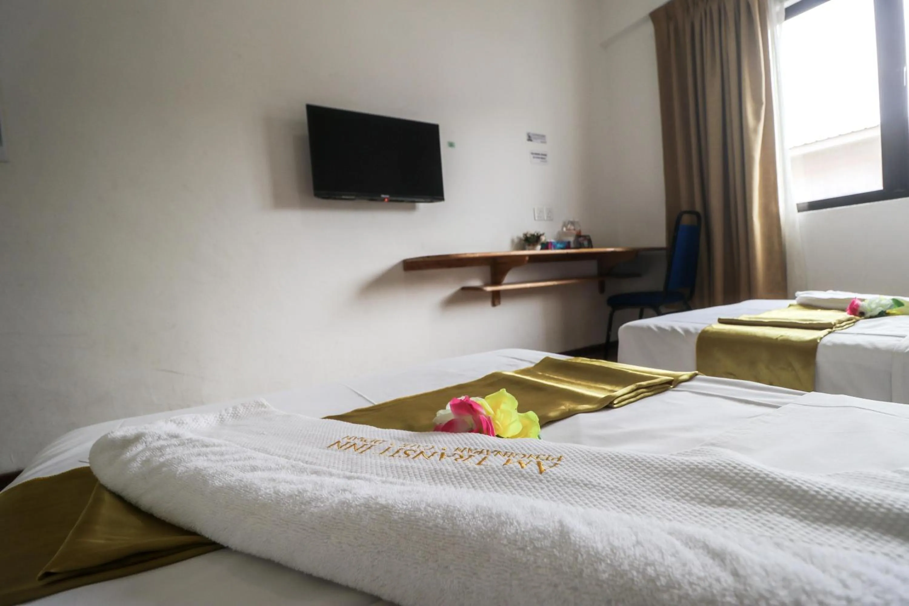 Bed in AM Transit Inn Kuala Terengganu