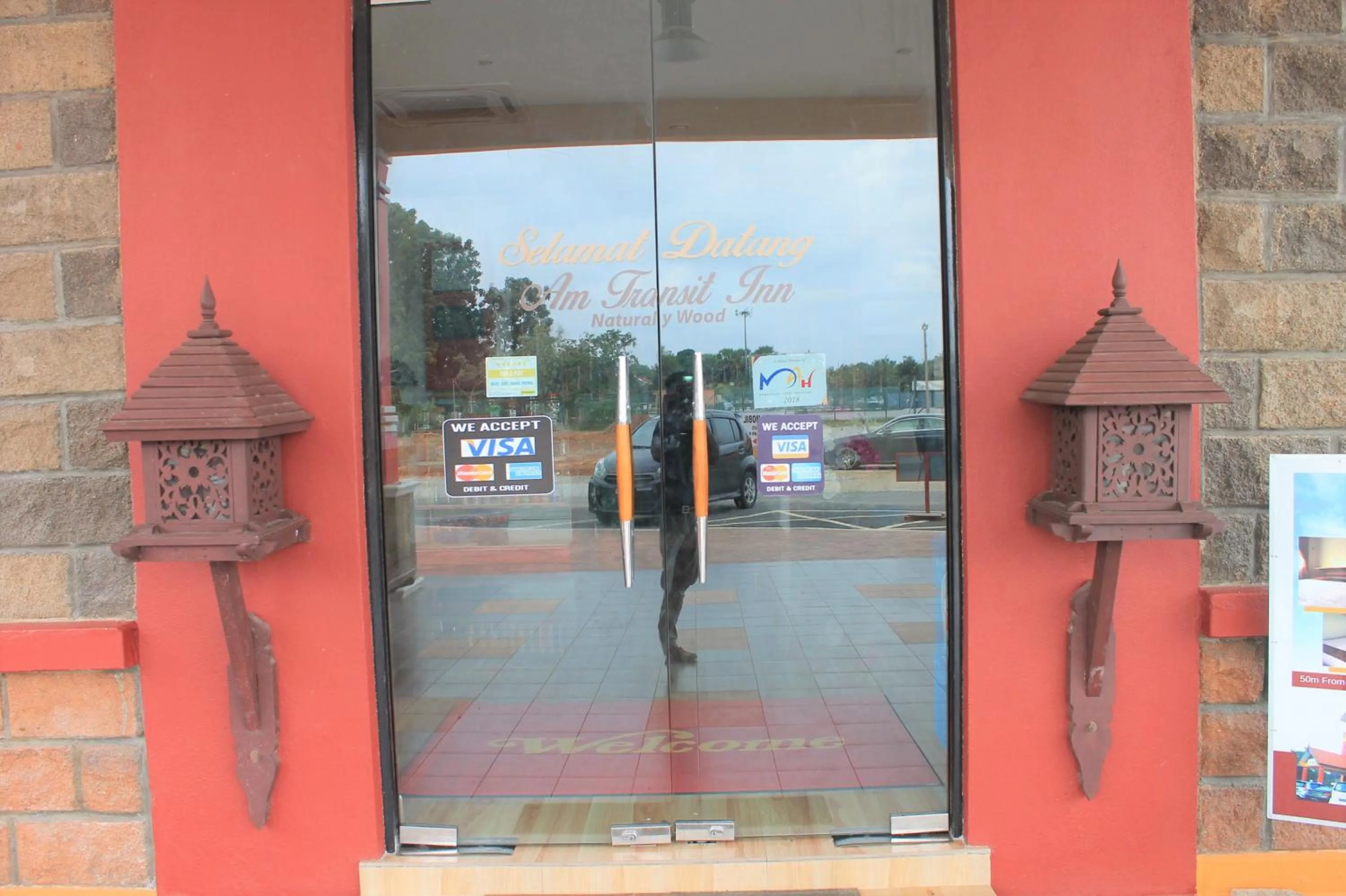 Facade/entrance in AM Transit Inn Kuala Terengganu