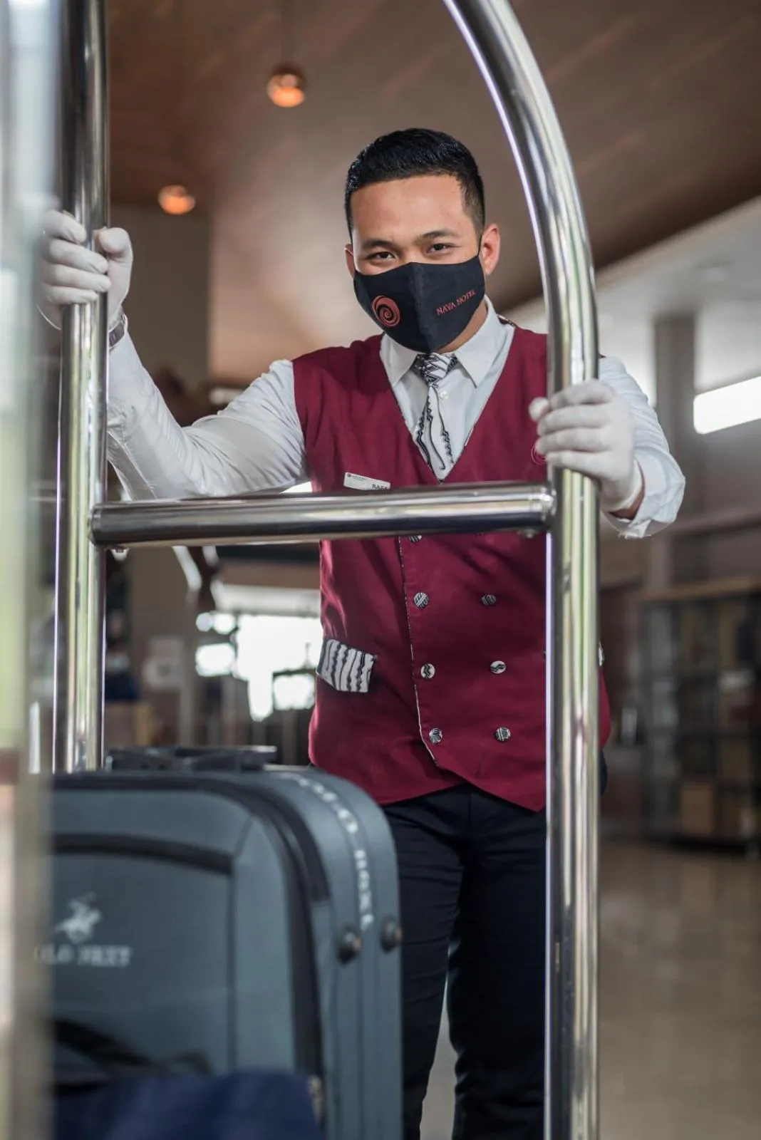 Staff in Nava Hotel Tawangmangu