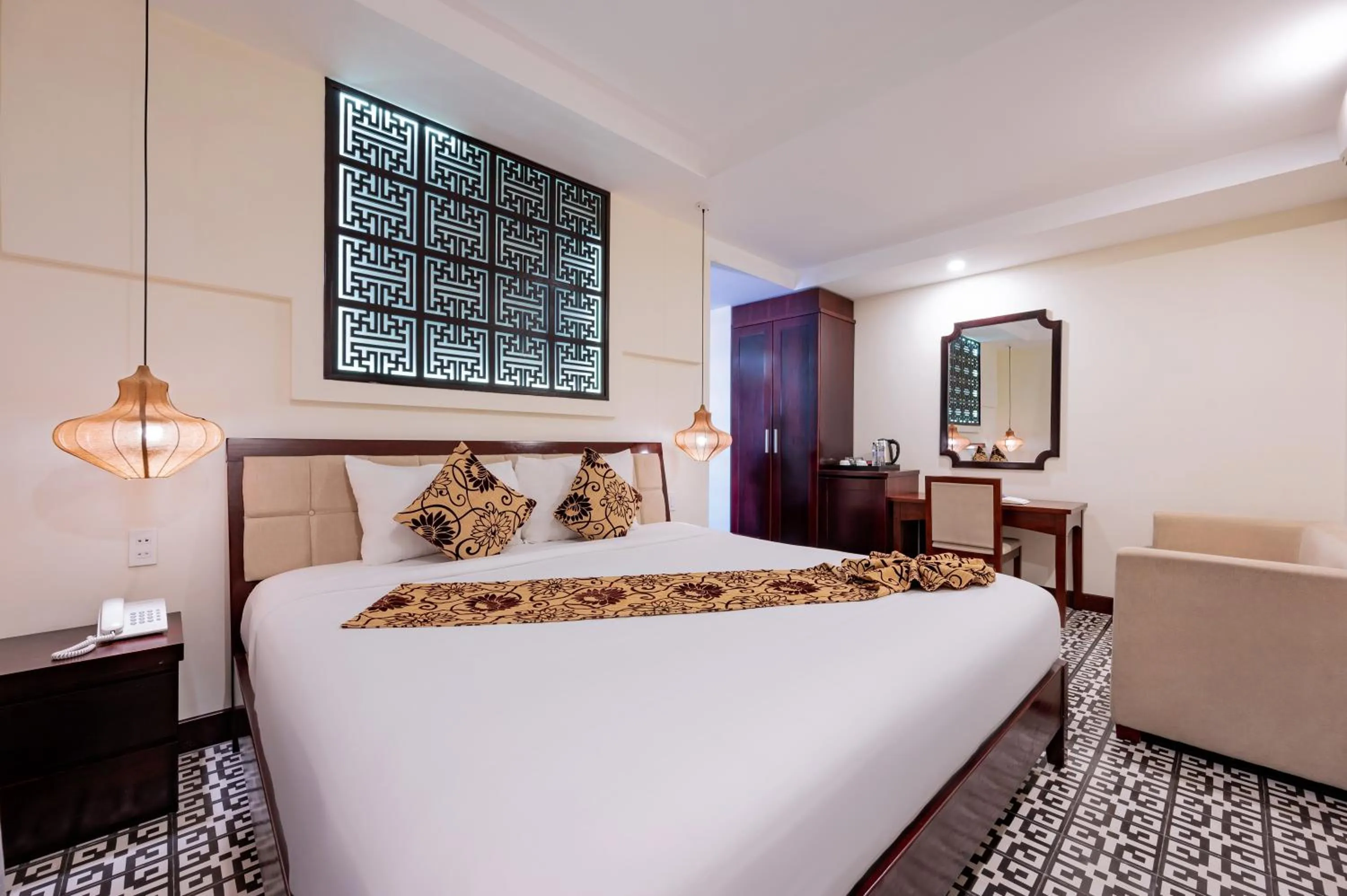 Bedroom, Bed in Hoi An Canal House