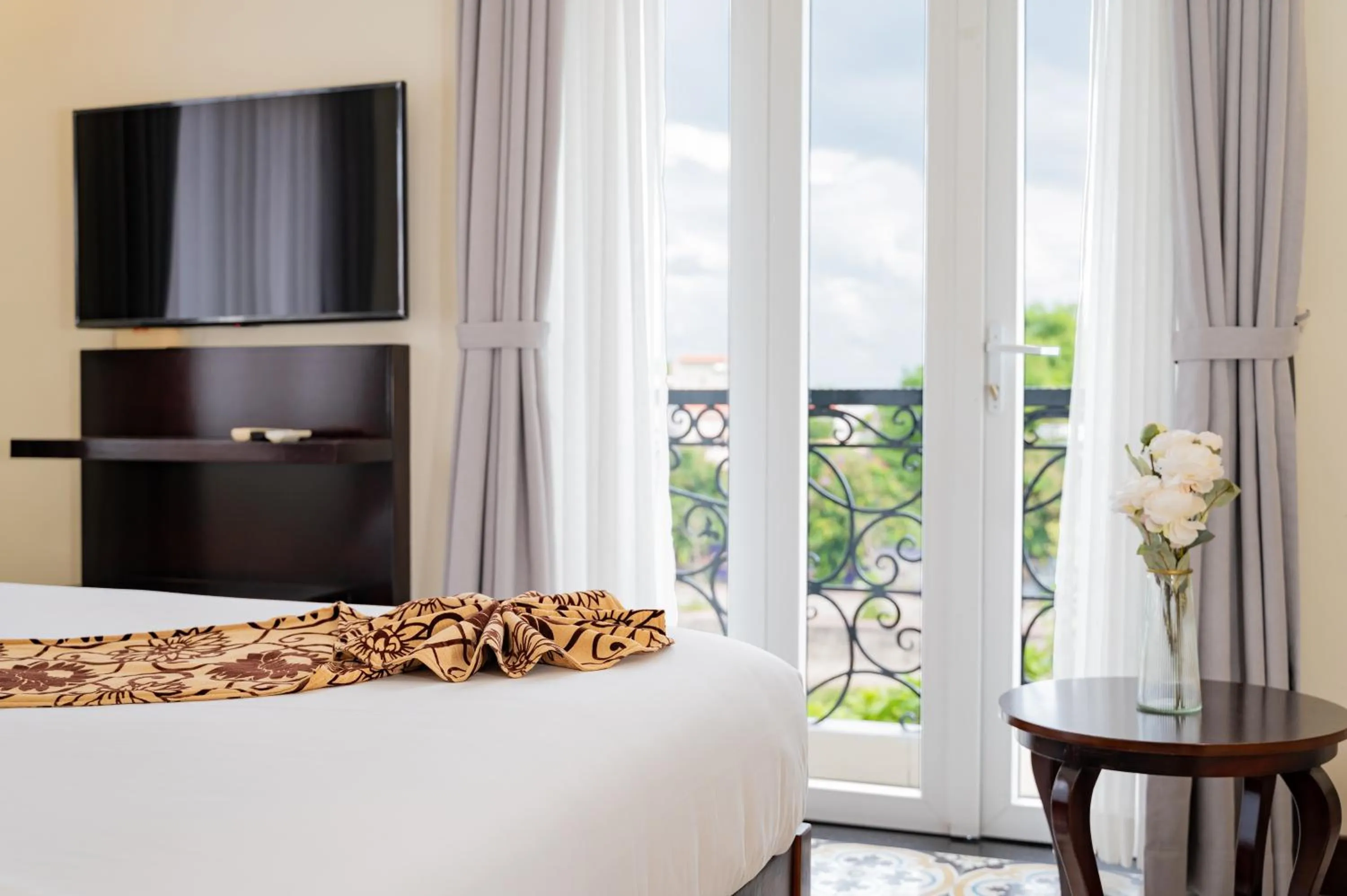 furniture, Bed in Hoi An Canal House