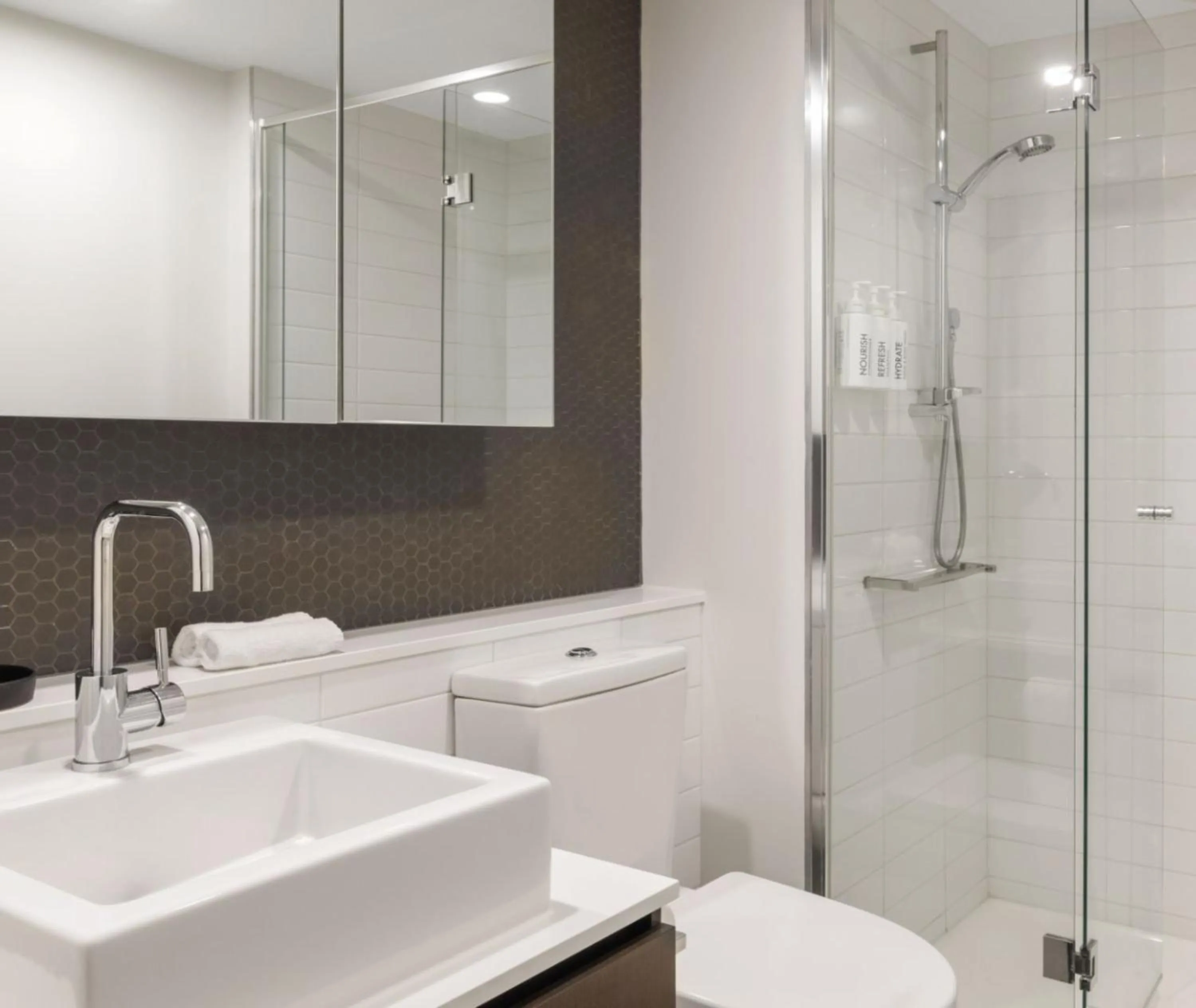 Shower in Avani Melbourne Jazz Corner Residences