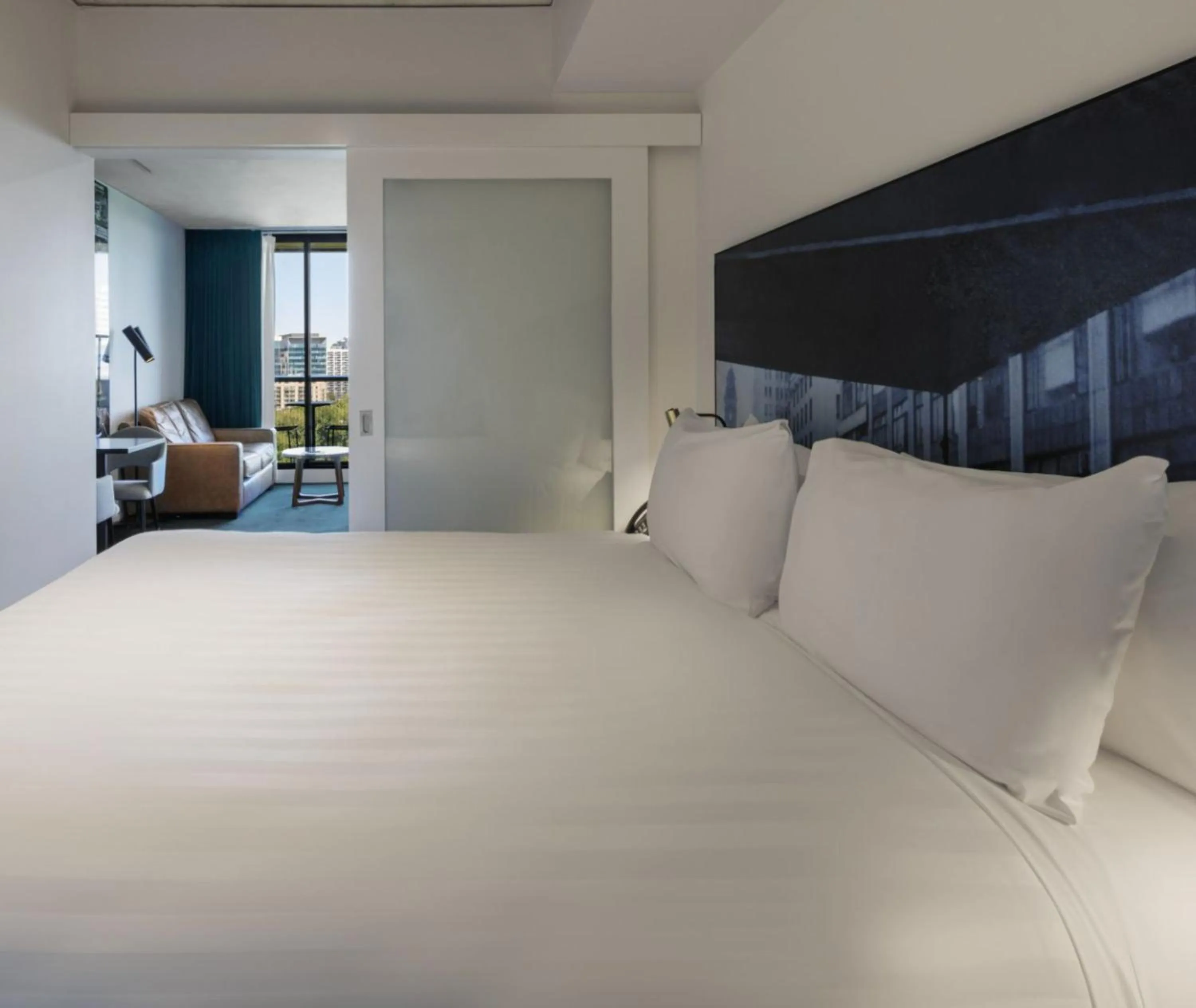 Bed in Avani Melbourne Jazz Corner Residences