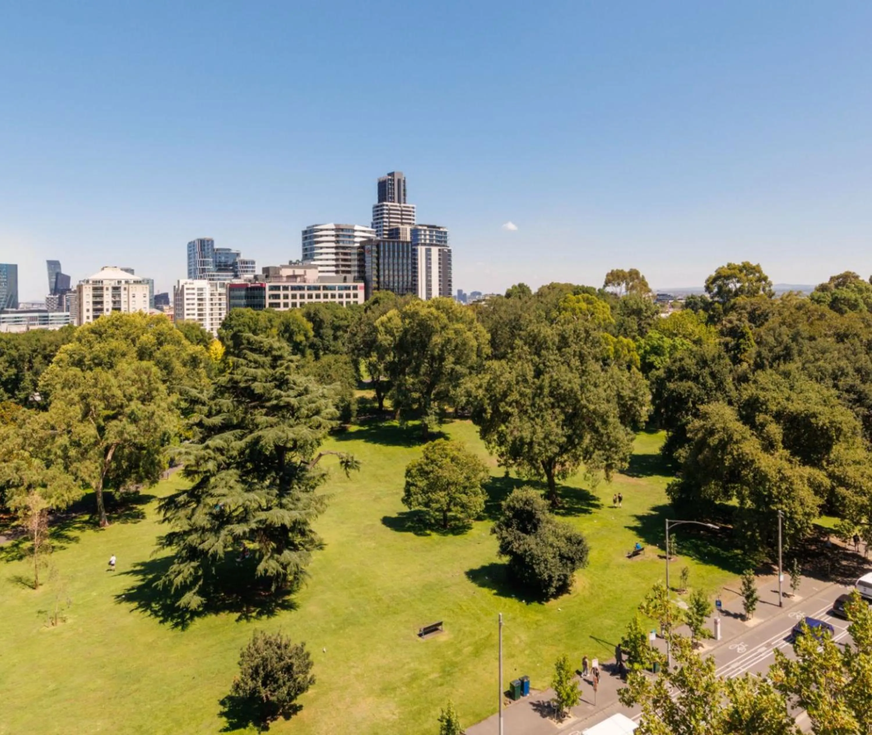 Garden view in Avani Melbourne Jazz Corner Residences